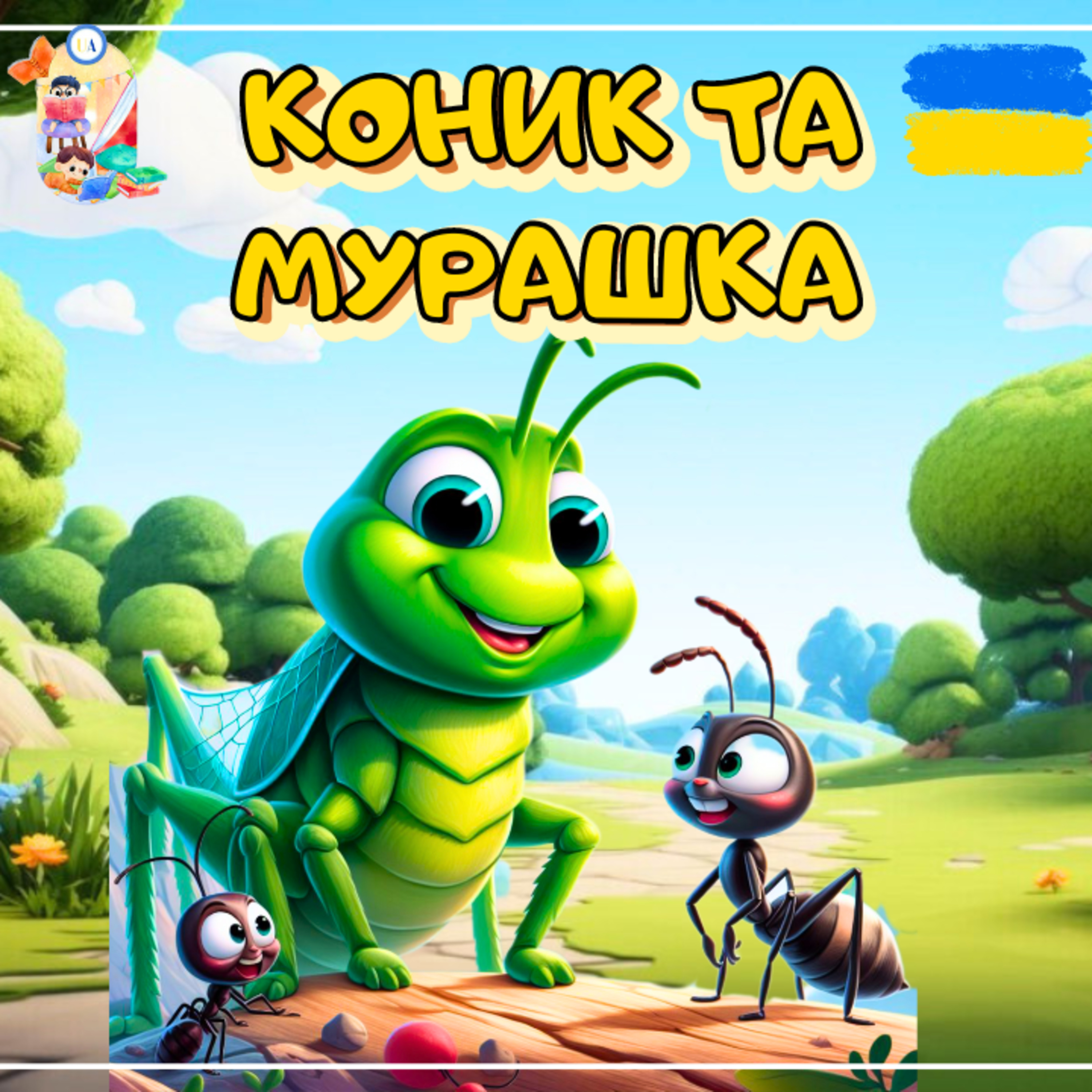🎧 АУДІОКАЗКА - Коник та мурашка | Аудіоказки українською | Ukrainian fairytales for kids abroad episode artwork