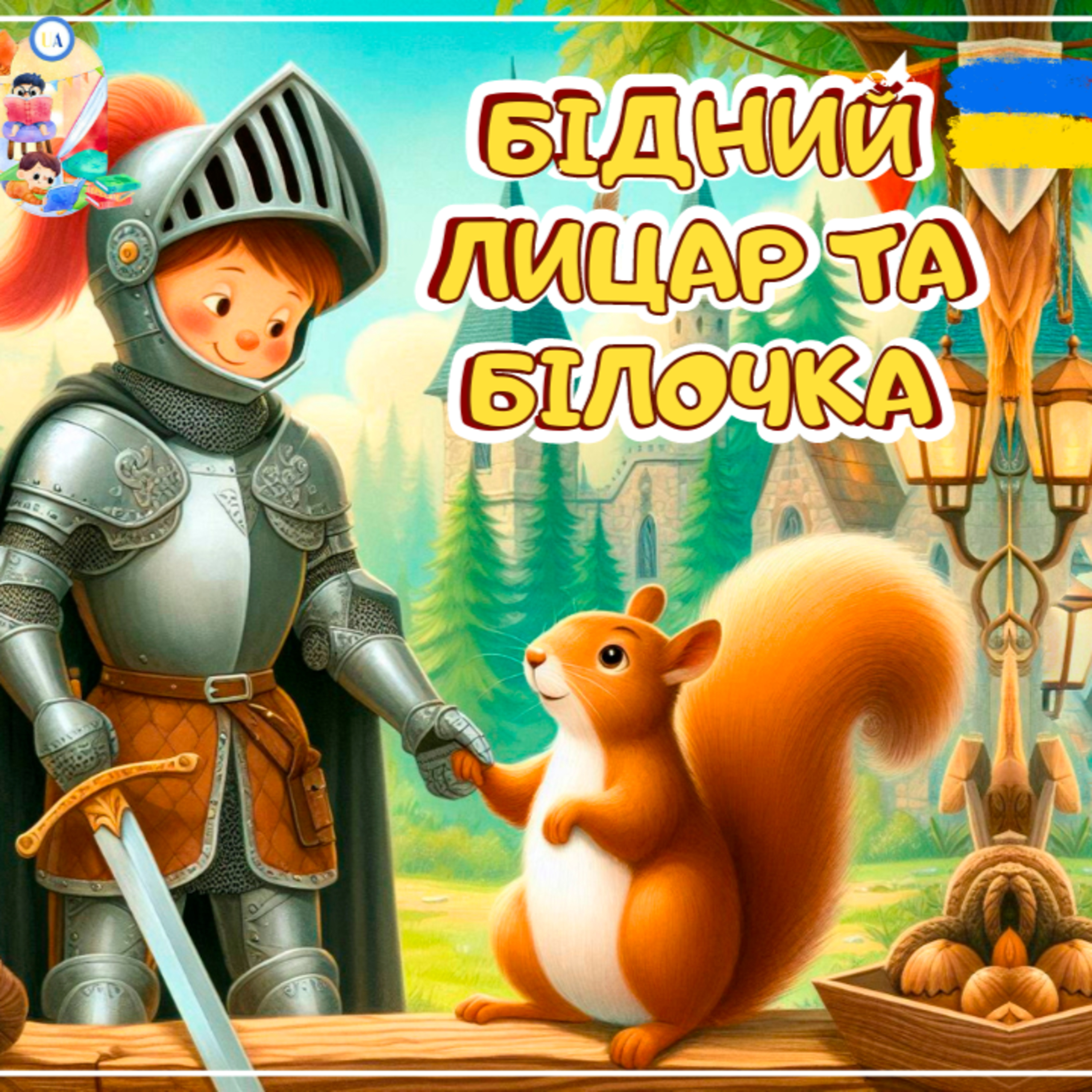 🎧АУДІОКАЗКА - Бідний лицар та білочка | Казки українською | Ukrainian fairytales for kids abroad episode artwork