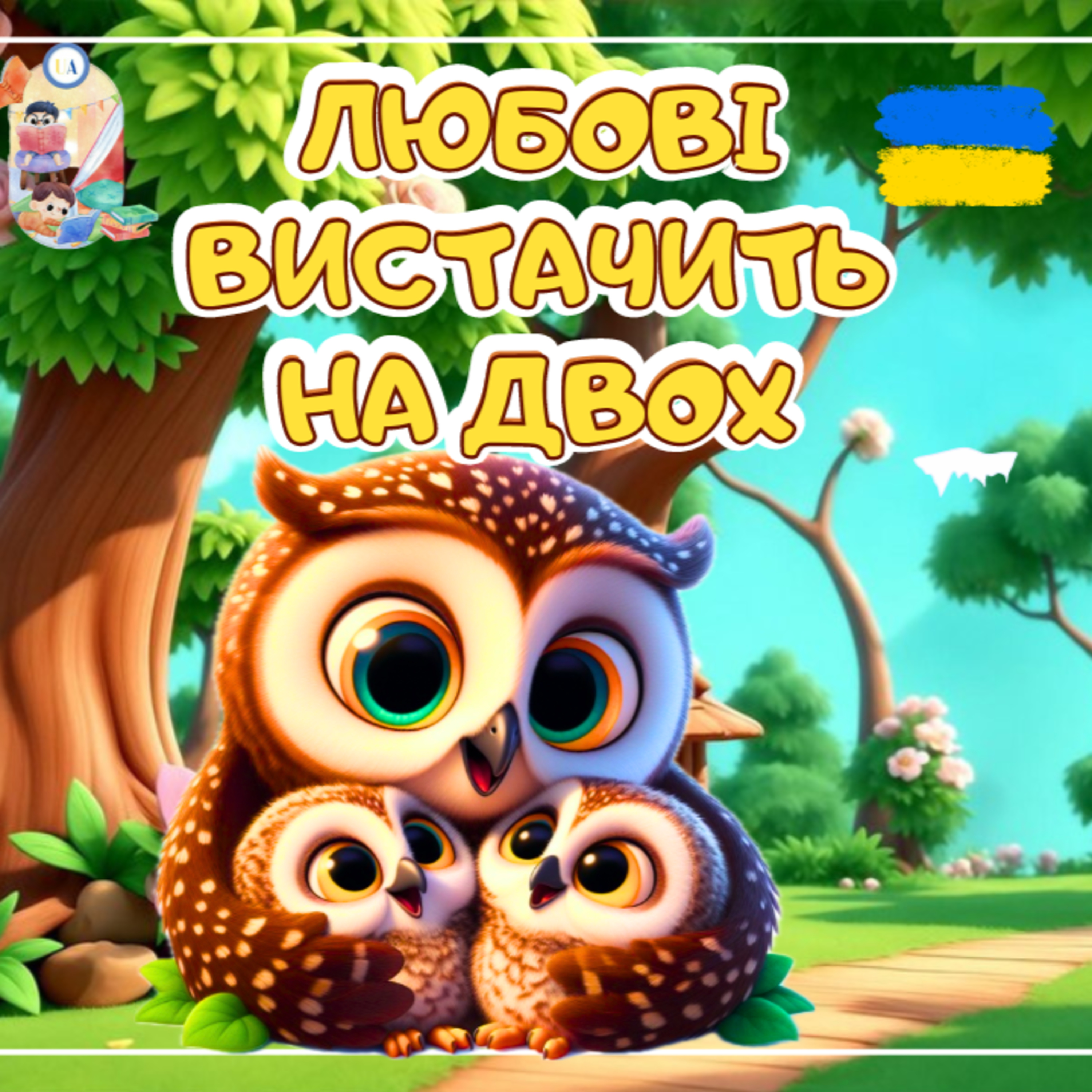 🎧 АУДІОКАЗКА - Любові вистачить на двох | Казки українською | Ukrainian fairytales for kids abroad episode artwork