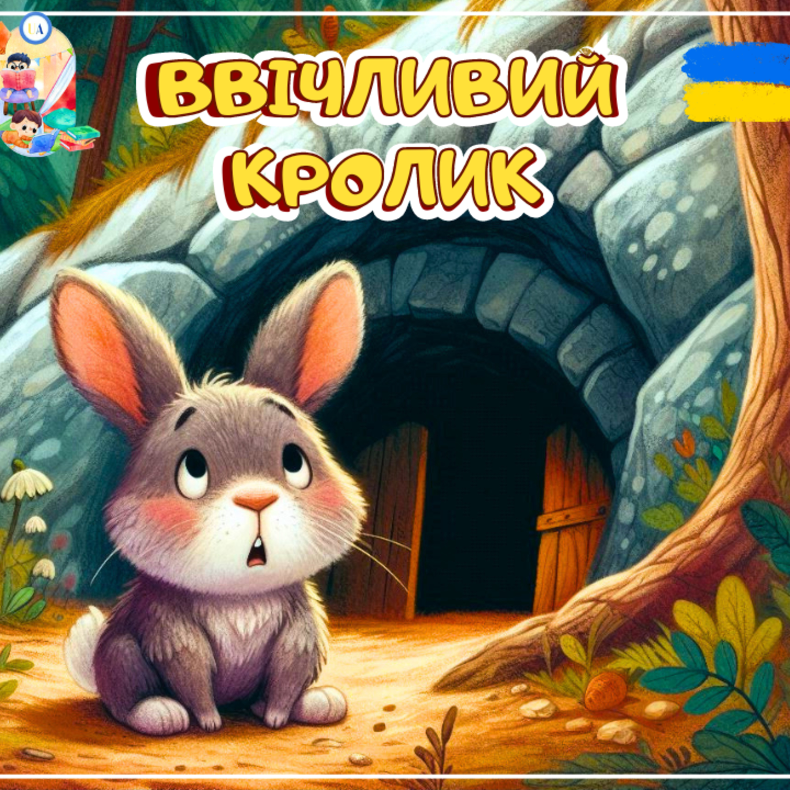 🎧АУДІОКАЗКА - Ввічливий кролик | Казки українською | Ukrainian fairytales for kids abroad