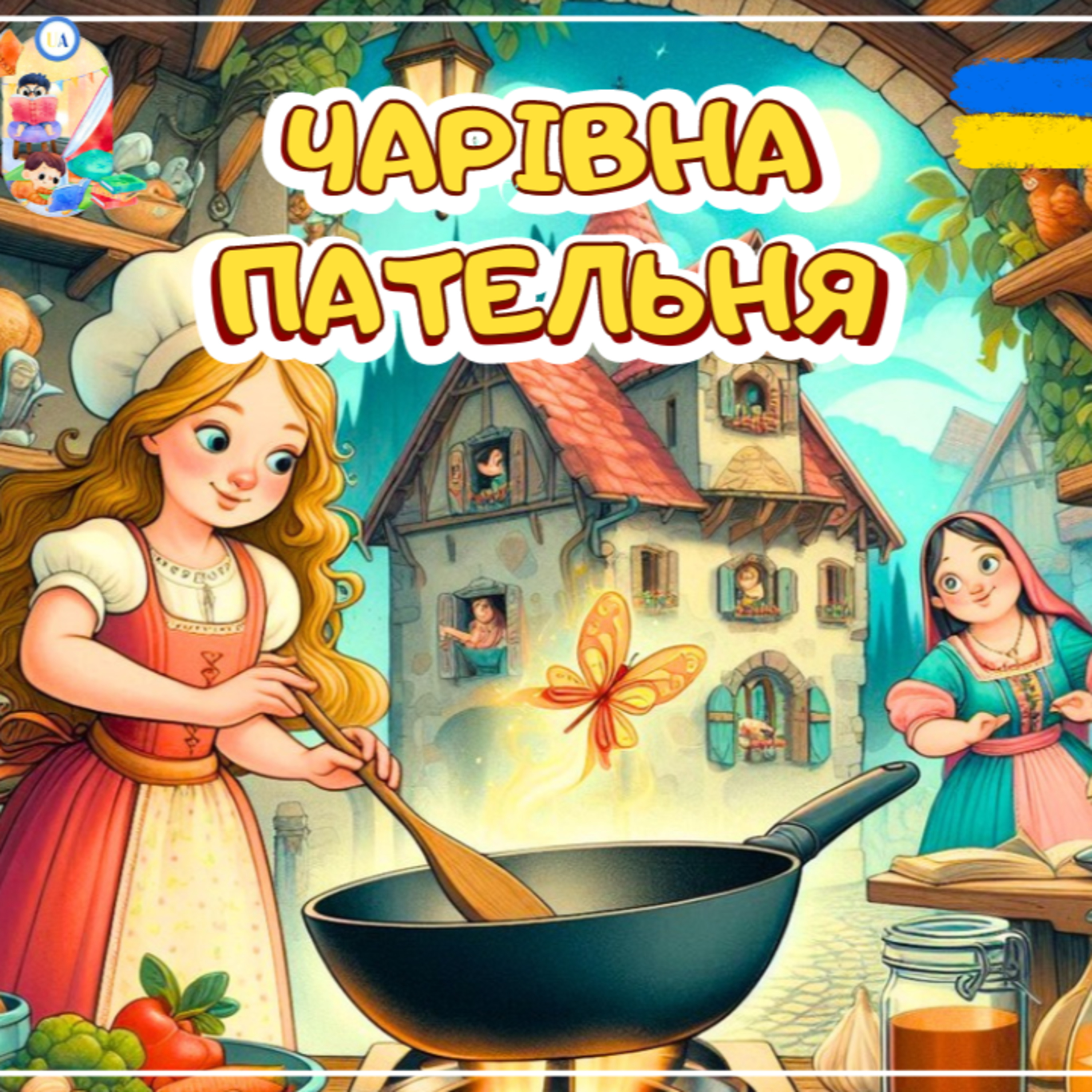 🎧АУДІОКАЗКА - Чарівна пательня | Казки українською | Ukrainian fairytales for kids abroad episode artwork