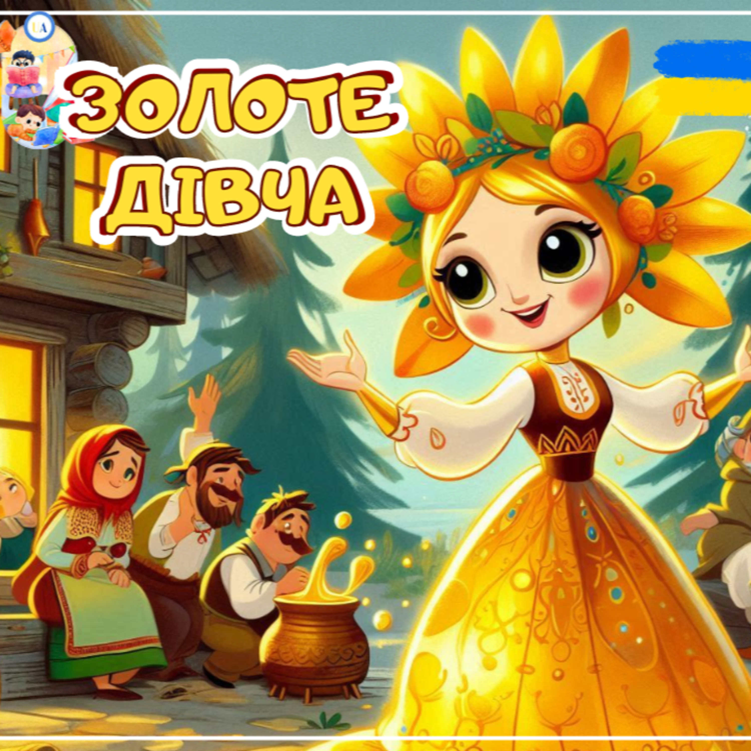 🎧АУДІОКАЗКА - Золоте дівча | Казки українською | Ukrainian fairytales for kids abroad episode artwork