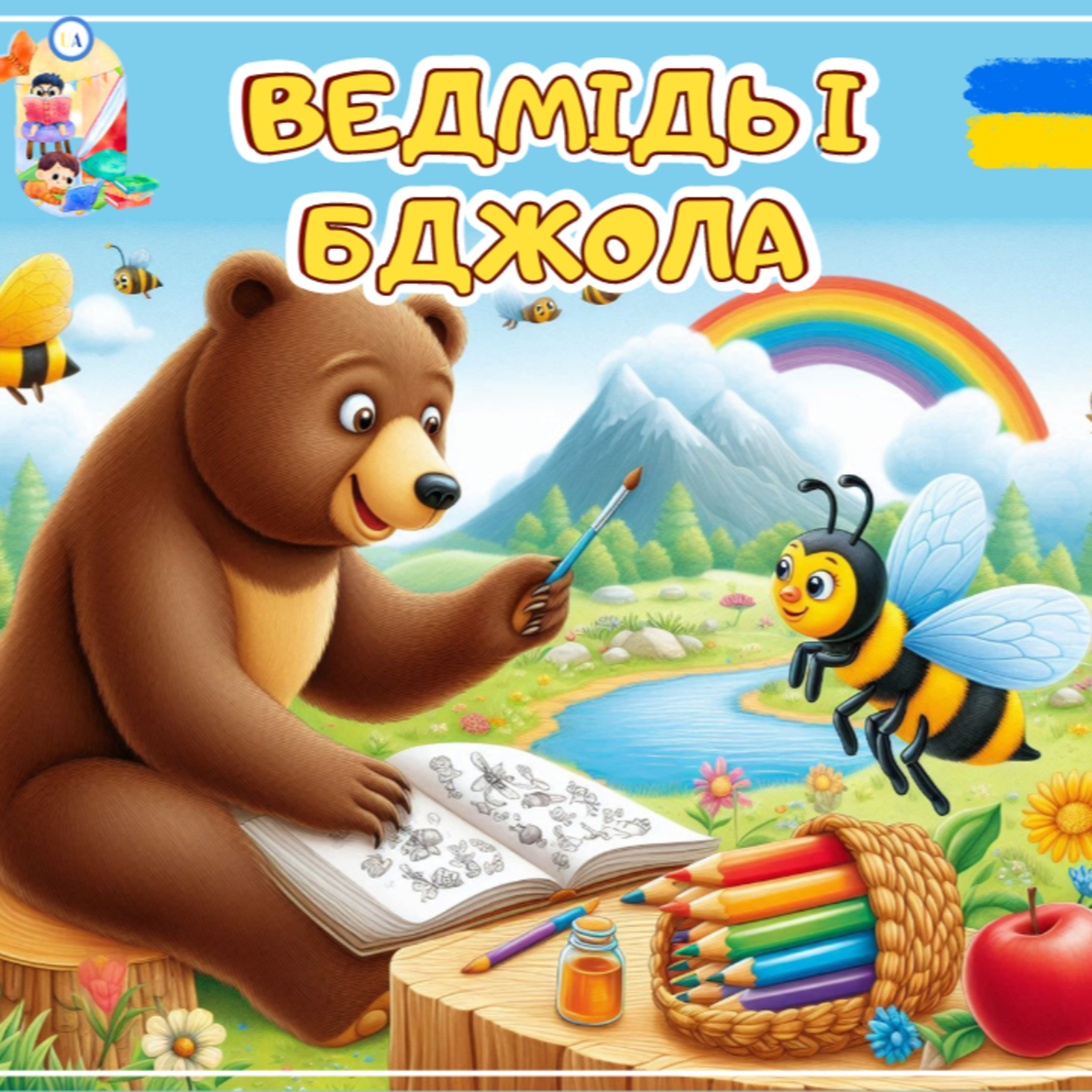 🎧АУДІОКАЗКА - Ведмідь і бджола | Казки українською