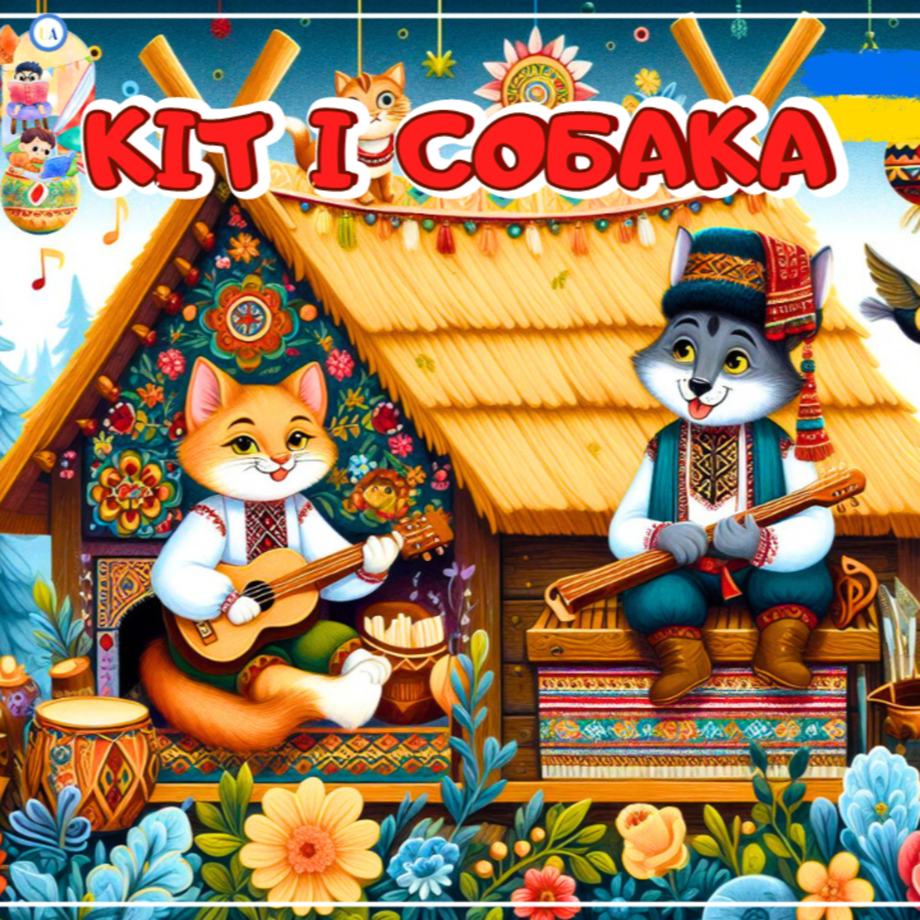 🎧АУДІОКАЗКА - Кіт і собака | Казки українською 