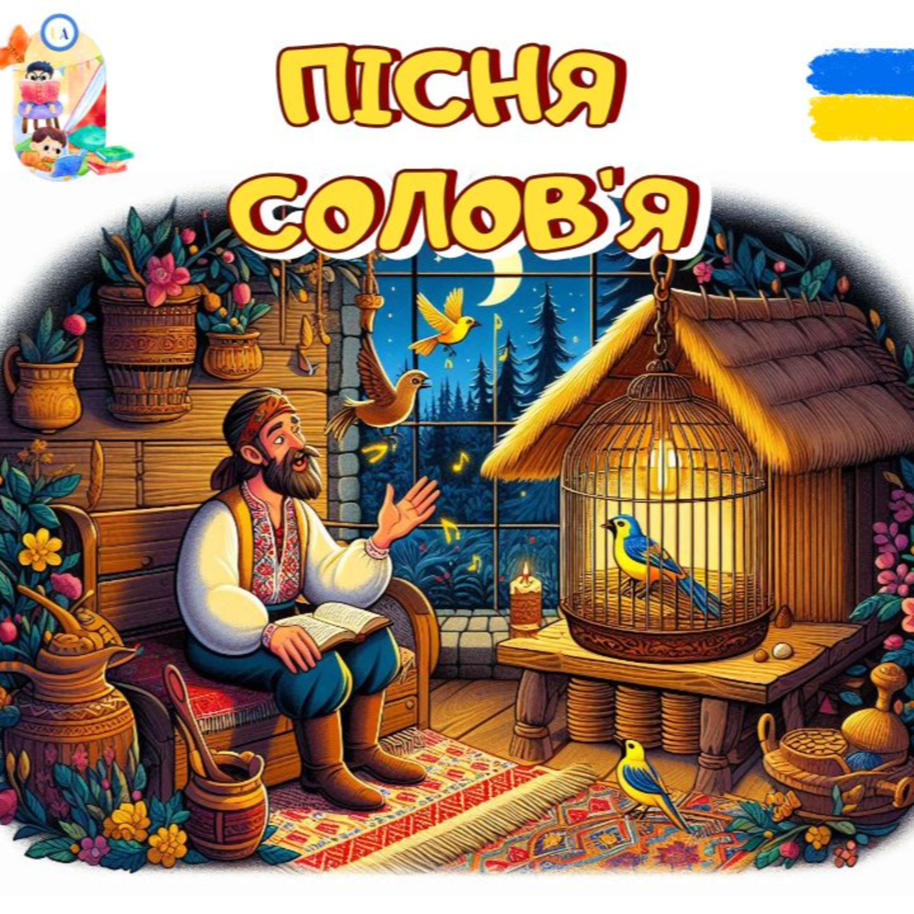 🎧АУДІОКАЗКА - Пісня солов'я | Аудіоказки українською