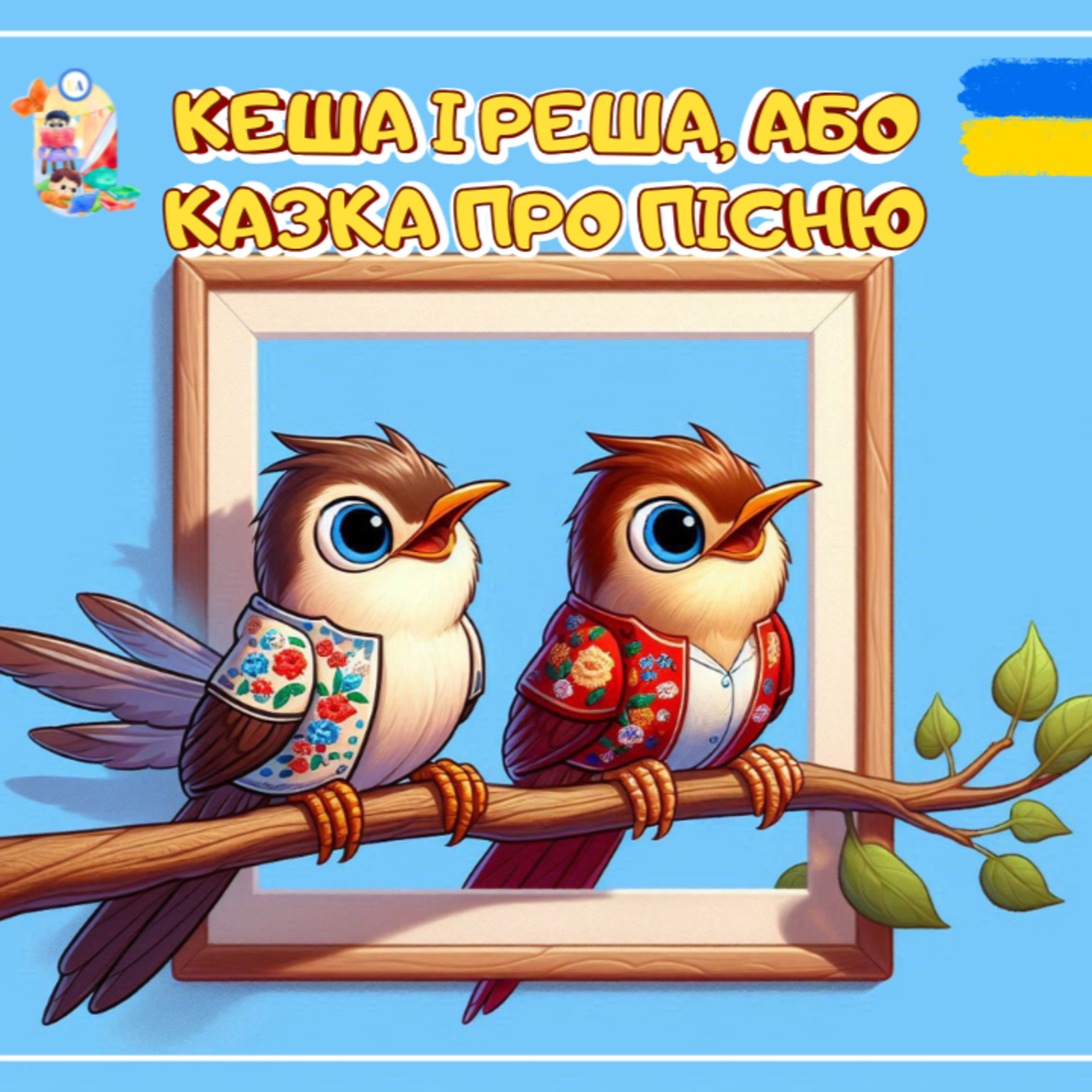 🎧АУДІОКАЗКА - Кеша і Реша, або казка про пісню | Аудіоказки українською