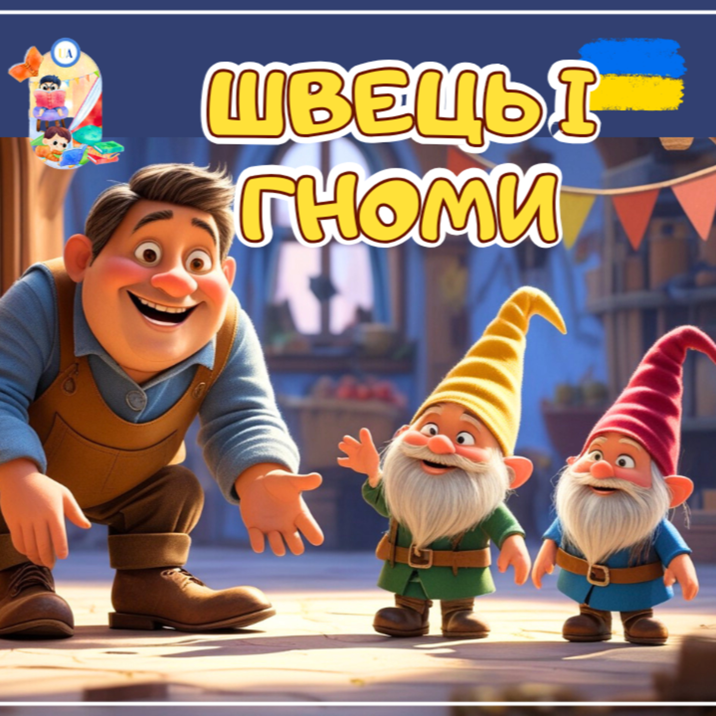АУДІОКАЗКА - Швець і гноми | Аудіоказка для дітей | Ukrainian fairytales for kids abroad