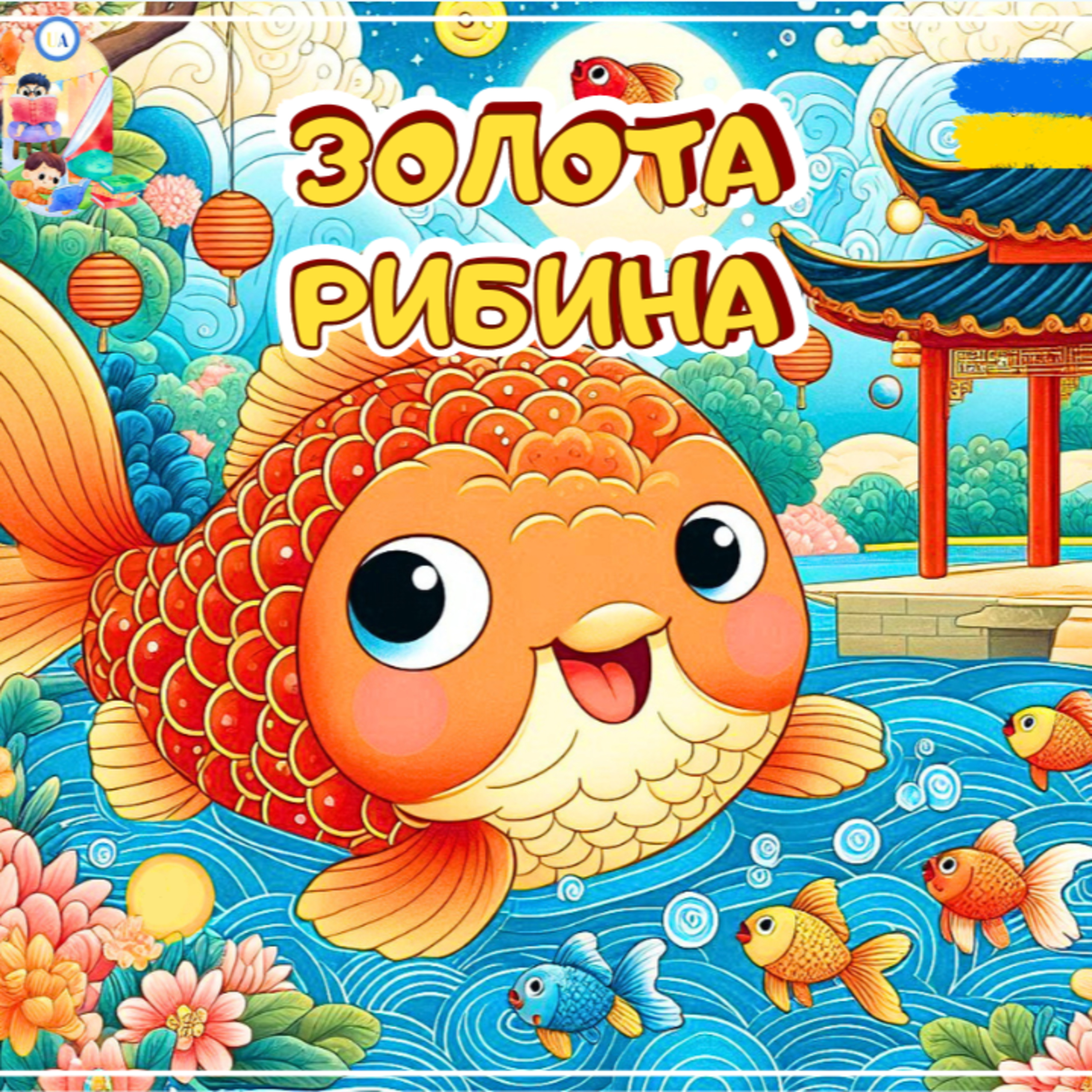 🎧АУДІОКАЗКА - Золота рибина | Казки українською | Ukrainian fairytales for kids abroad