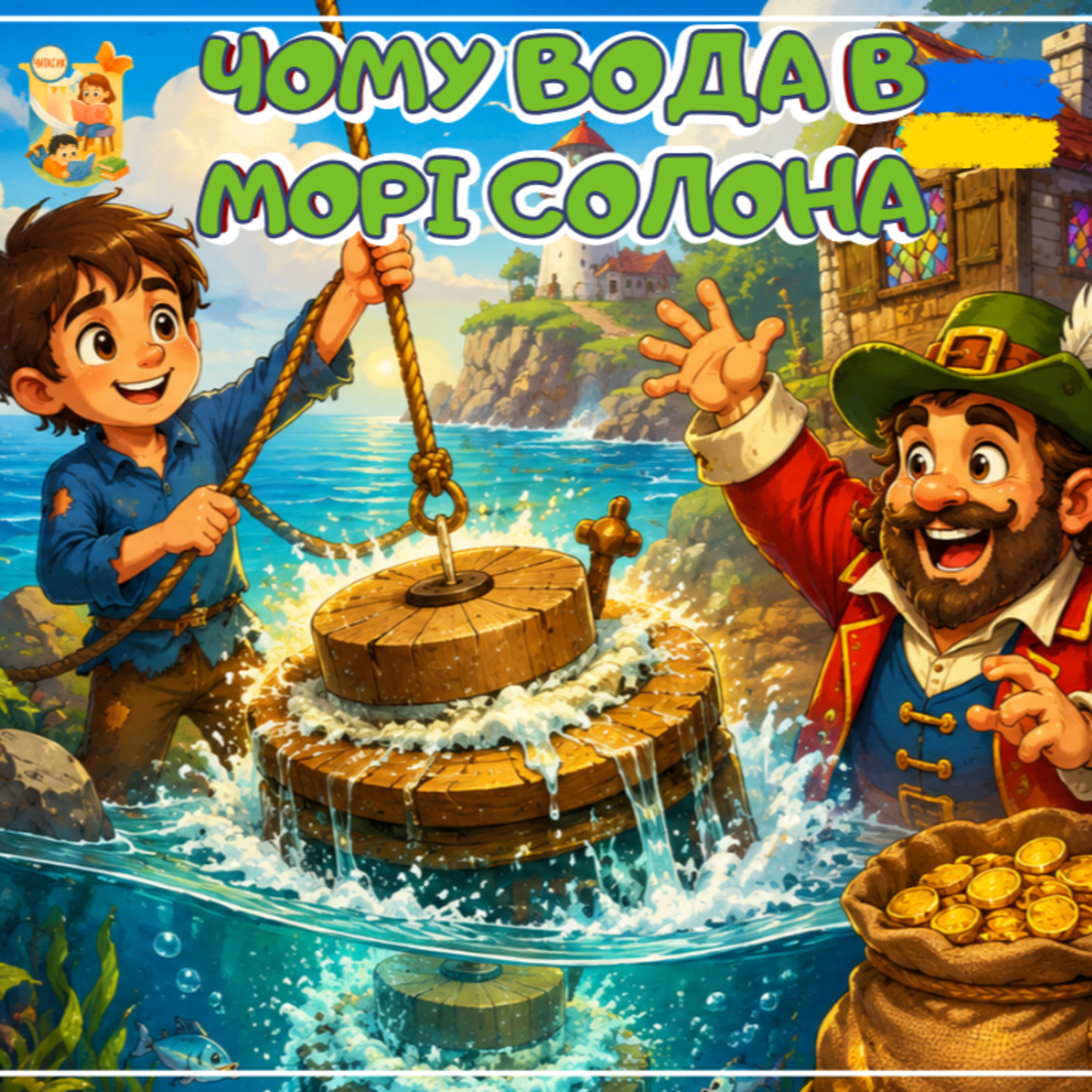 📖🎧АУДІОКАЗКА - Чому вода в морі солона |Аудіоказки українською |Казка на ніч Ukrainian fairytales for kids abroad
