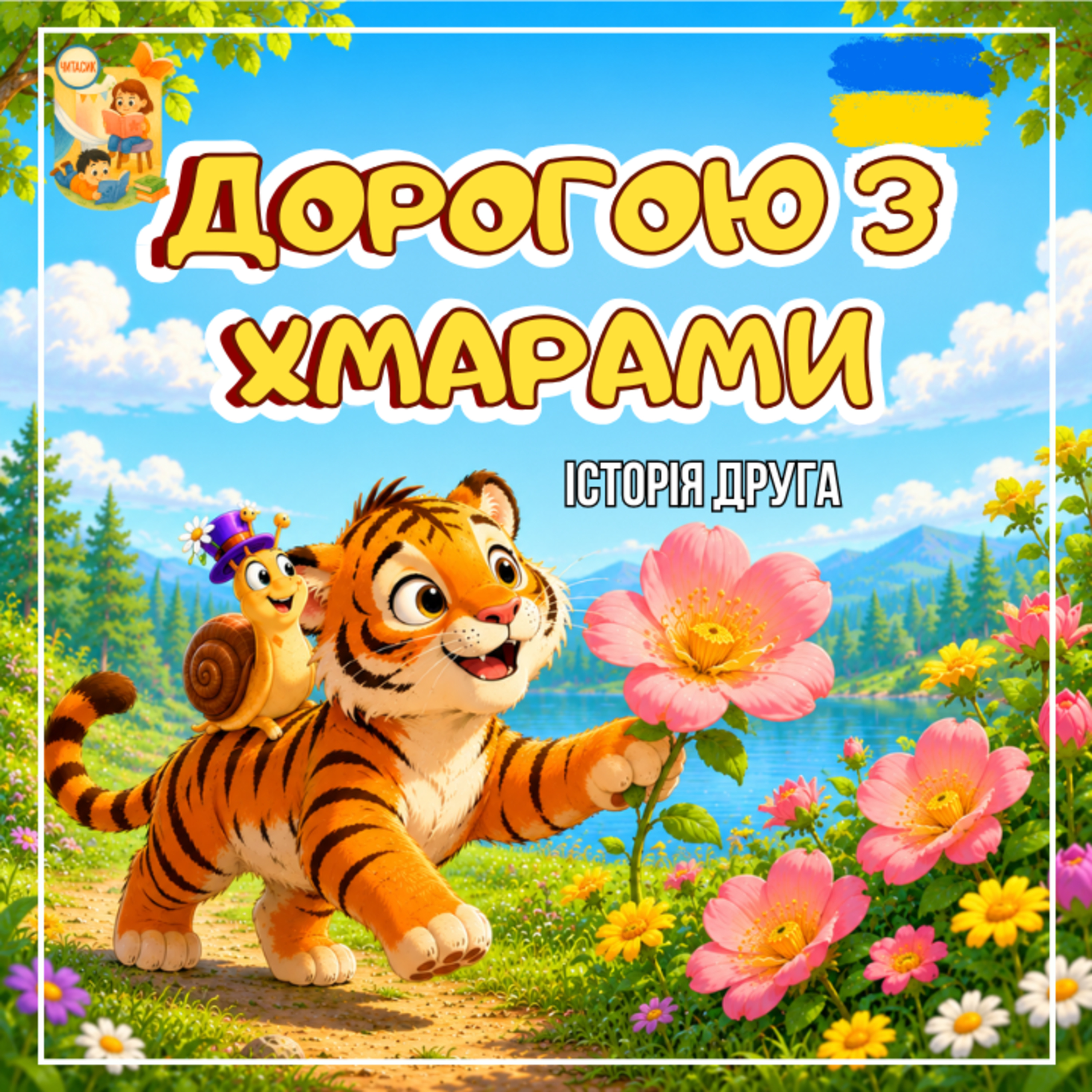 📖🎧АУДІОКАЗКА - Дорогою з хмарами | Казка на ніч | Ukrainian fairytales for kids abroad