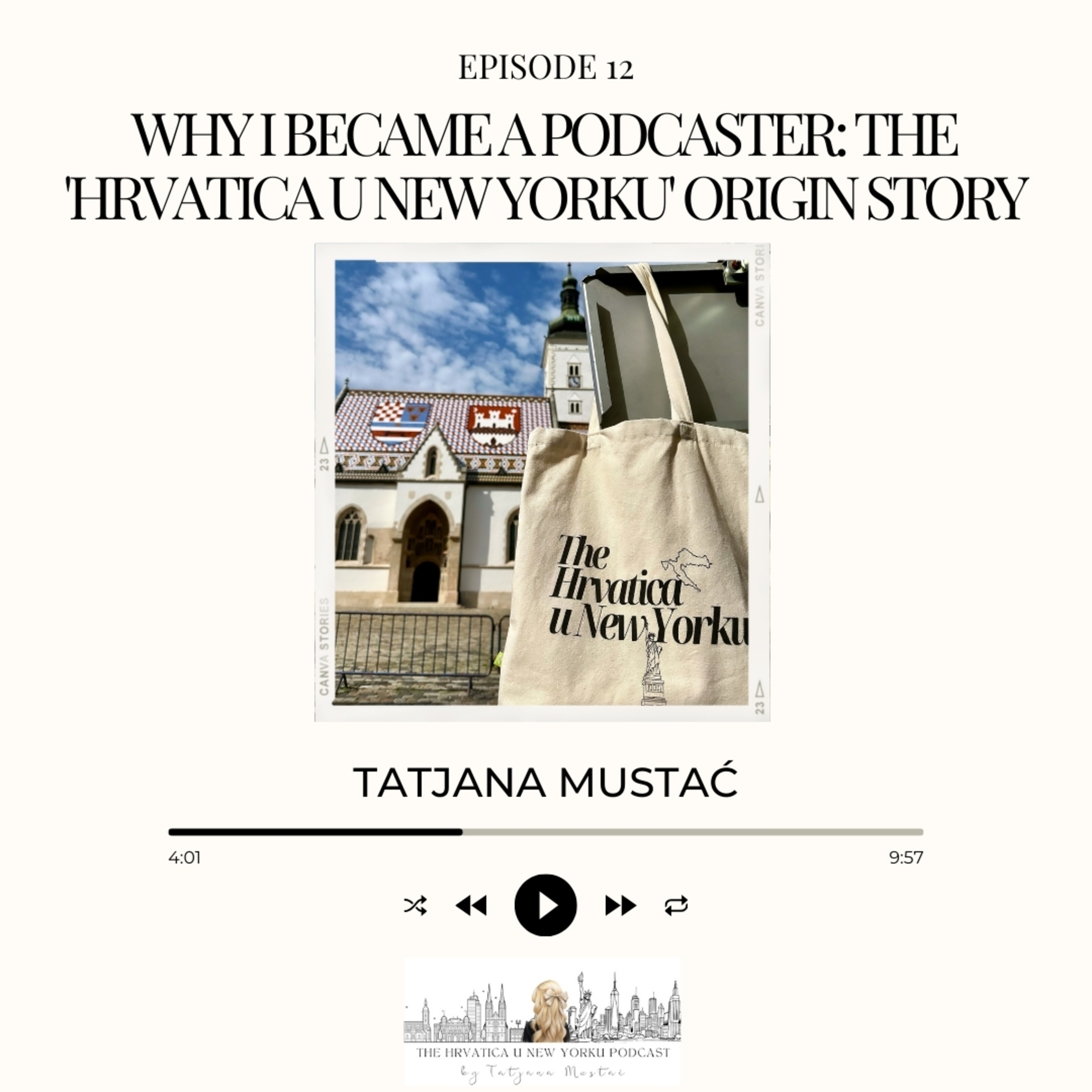 Why I Became a Podcaster: The 'Hrvatica u New Yorku' Origin Story episode artwork