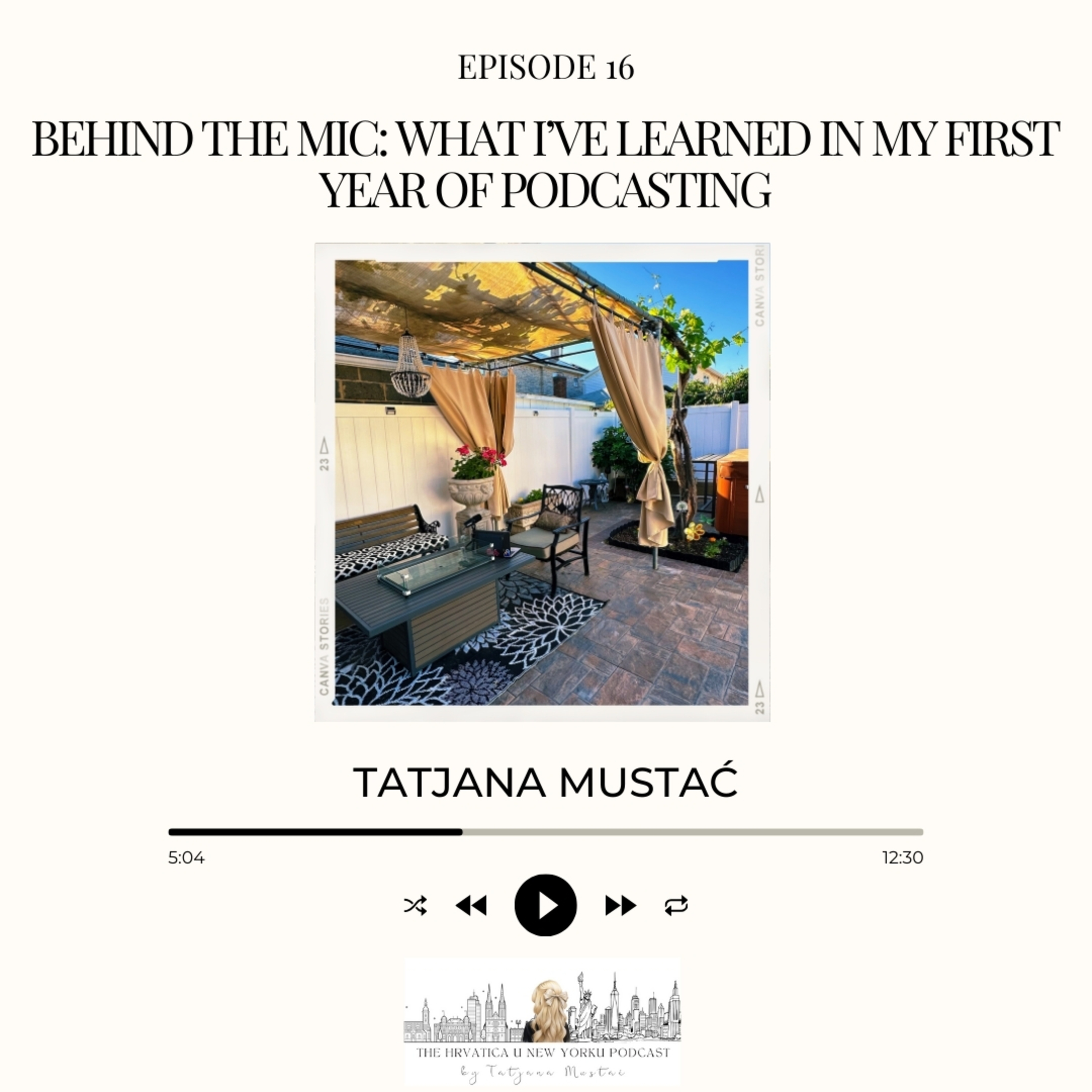 Behind the Mic: What I've Learned in My First Year of Podcasting episode artwork