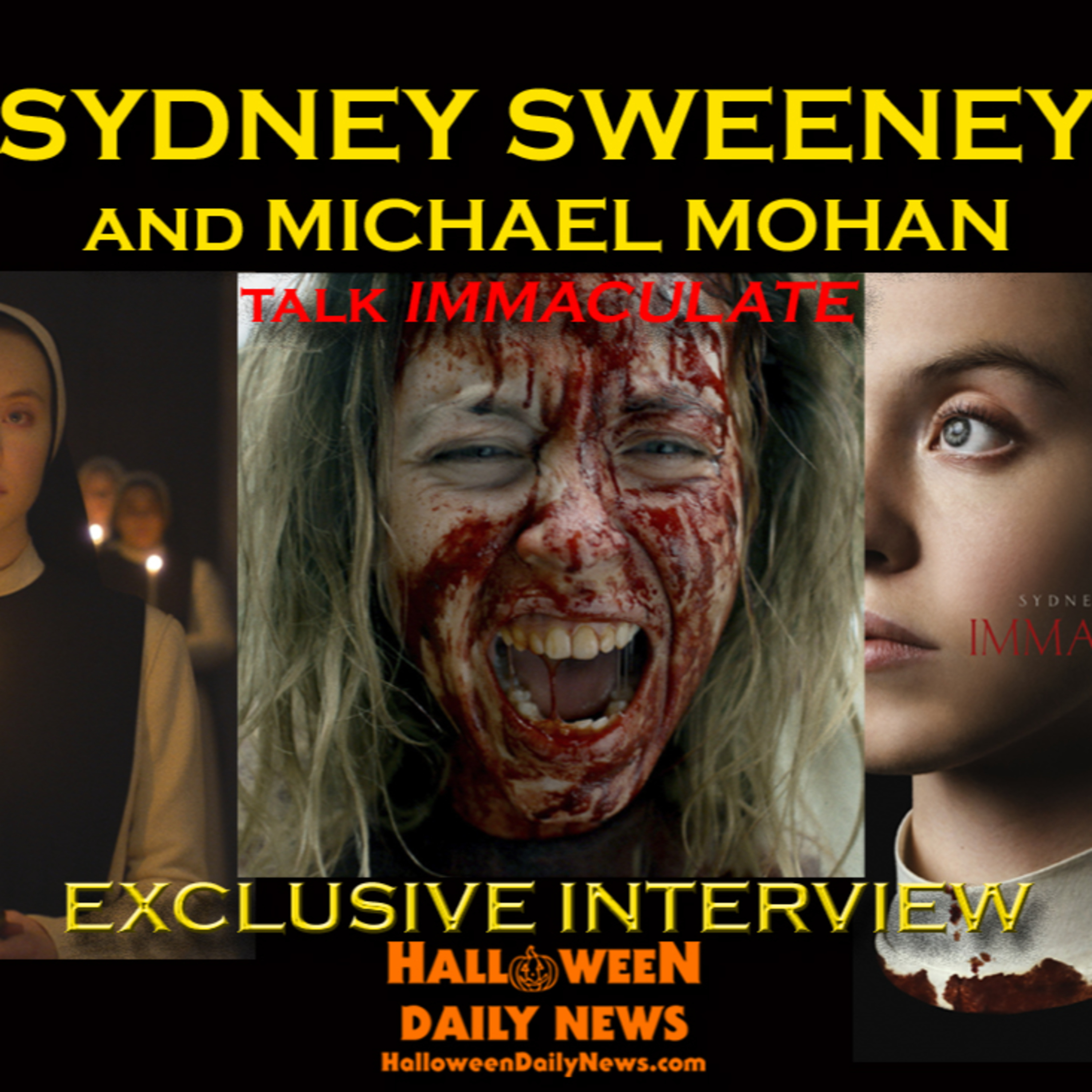 Sydney Sweeney and Michael Mohan Talk IMMACULATE and Becoming a Halloween Costume episode artwork