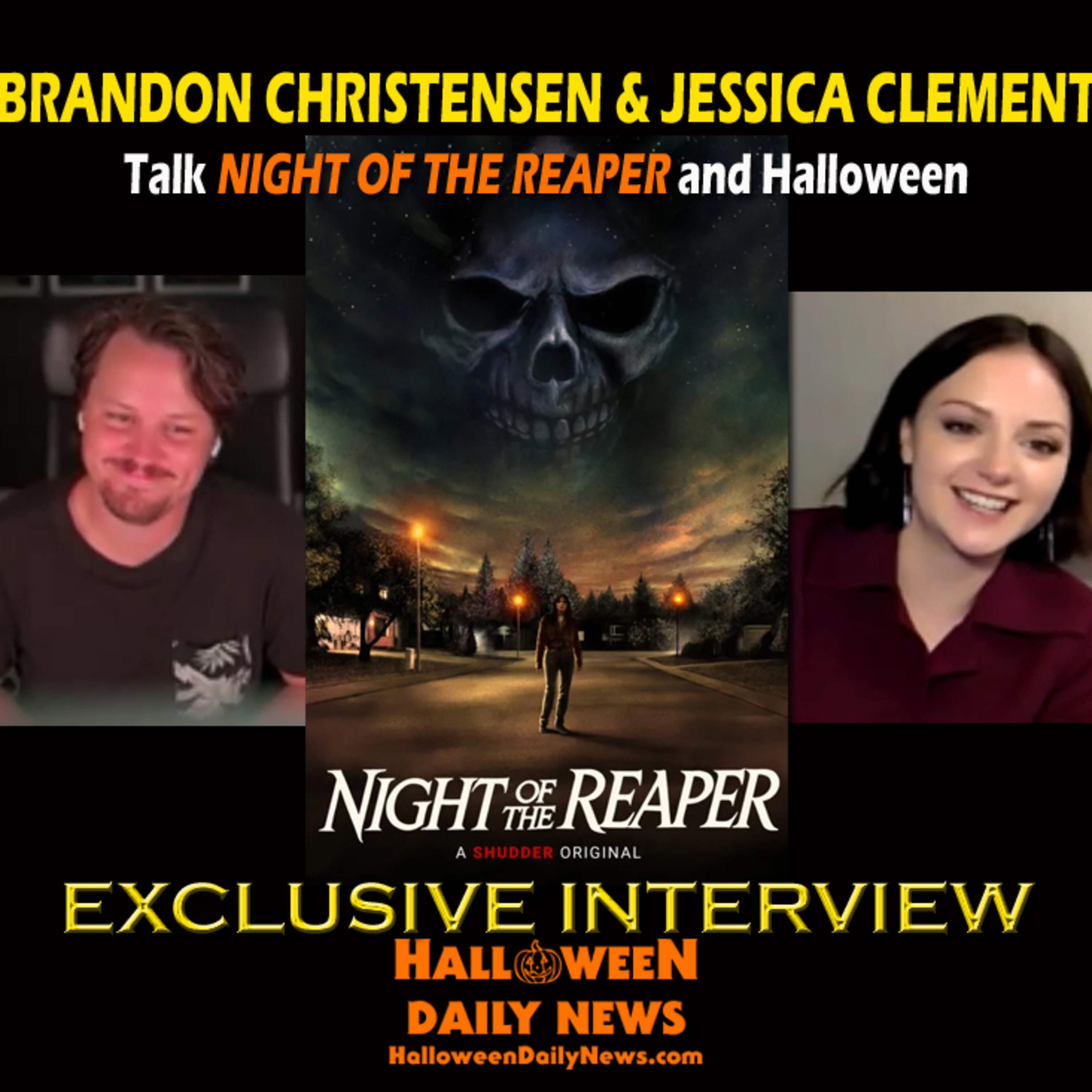 Brandon Christensen and Jessica Clement Talk NIGHT OF THE REAPER and Halloween episode artwork