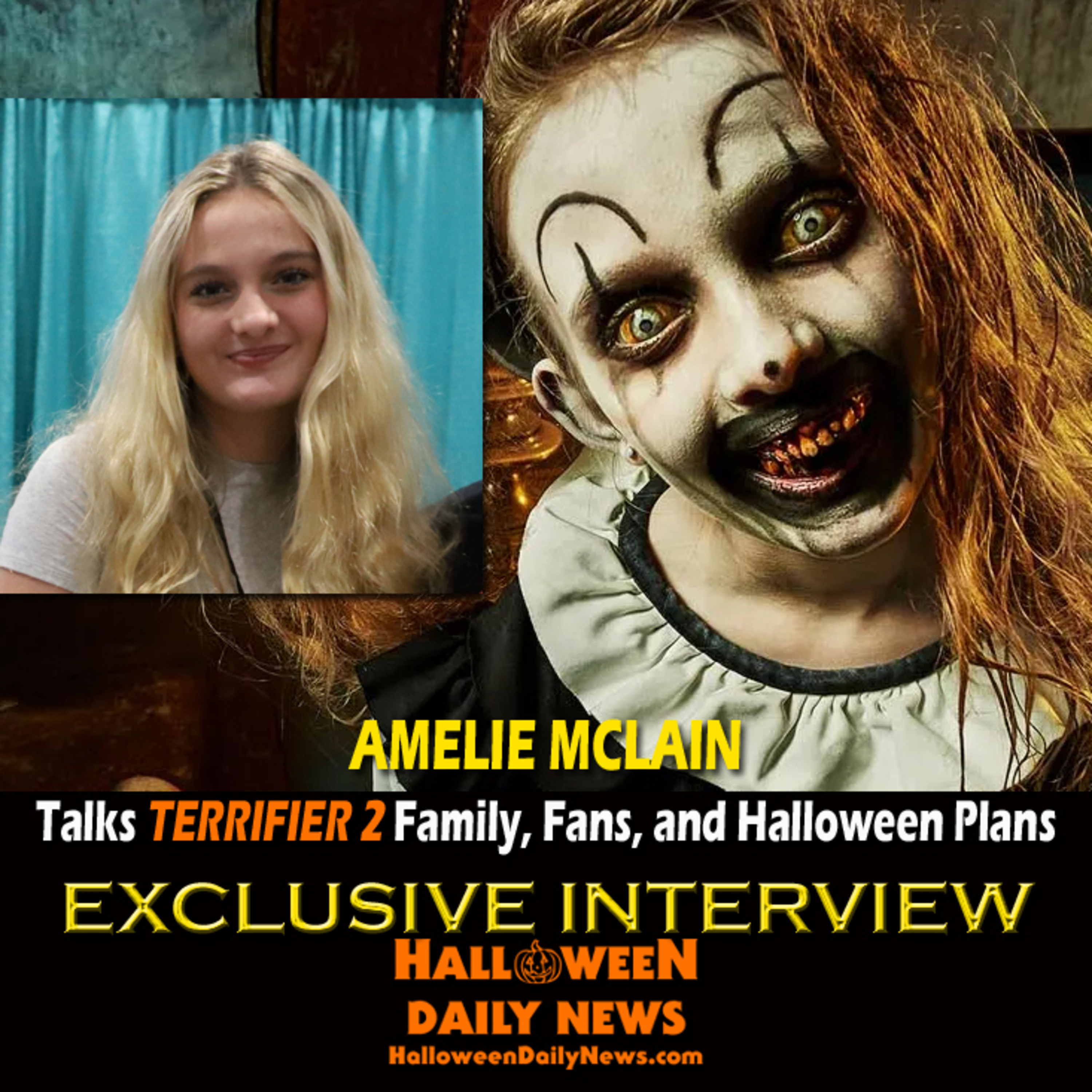 Amelie McLain New Interview on TERRIFIER Fans, Halloween Plans, and More episode artwork