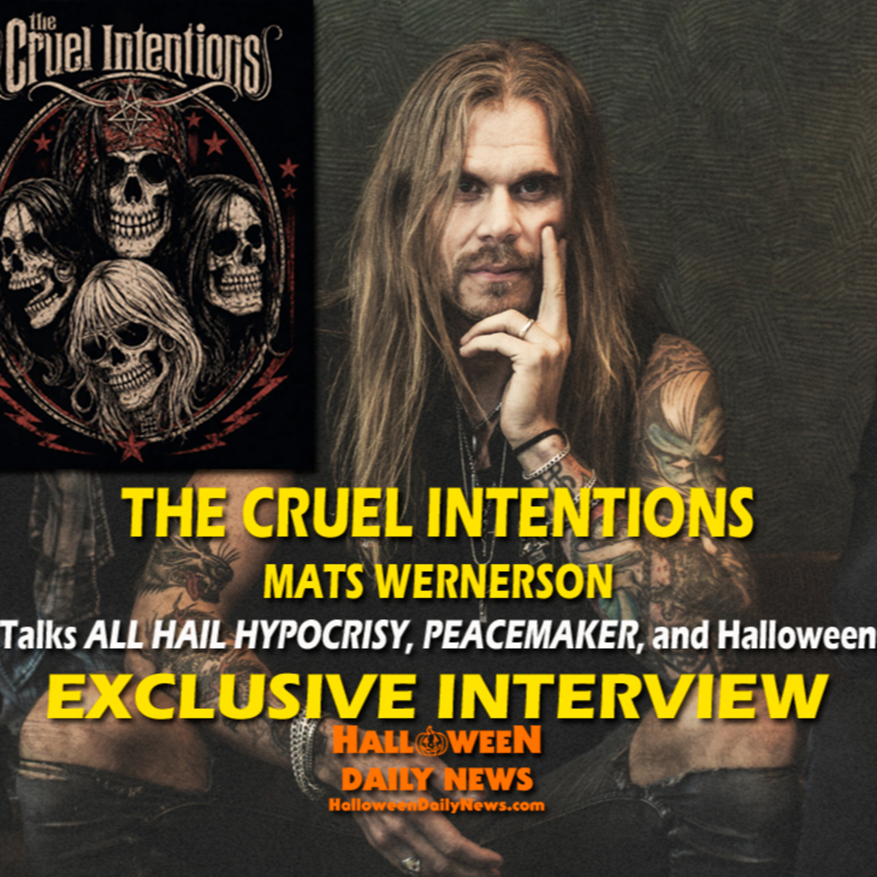 THE CRUEL INTENTIONS Mats Wernerson Talks New Album ALL HAIL HYPOCRISY, PEACEMAKER, and More episode artwork