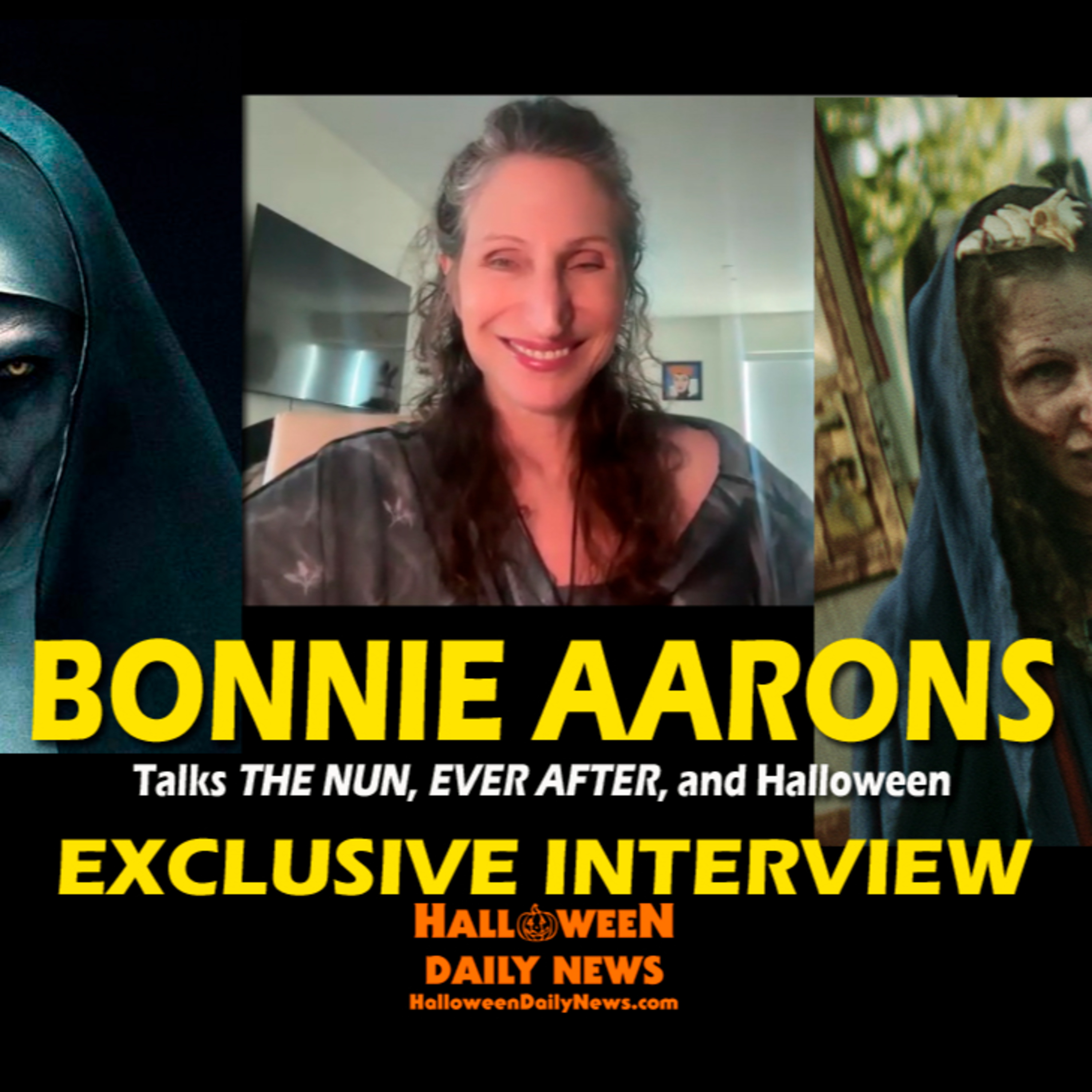 Bonnie Aarons Talks THE NUN, Playing the Witch in EVER AFTER, and Halloween episode artwork