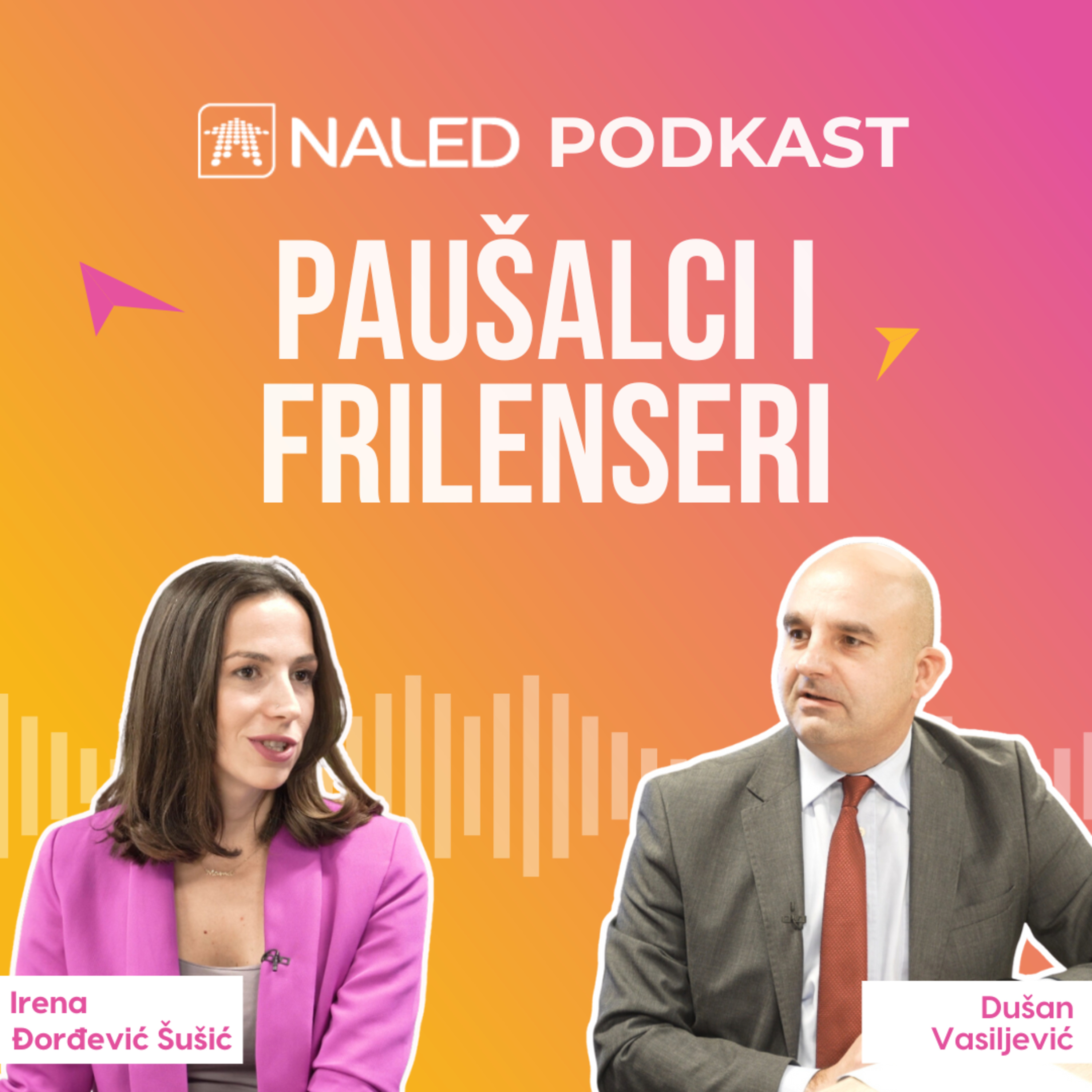 Dušan Vasiljević i Irena Đorđević Šušić – Paušalci i frilenseri, NALED podkast ep.9