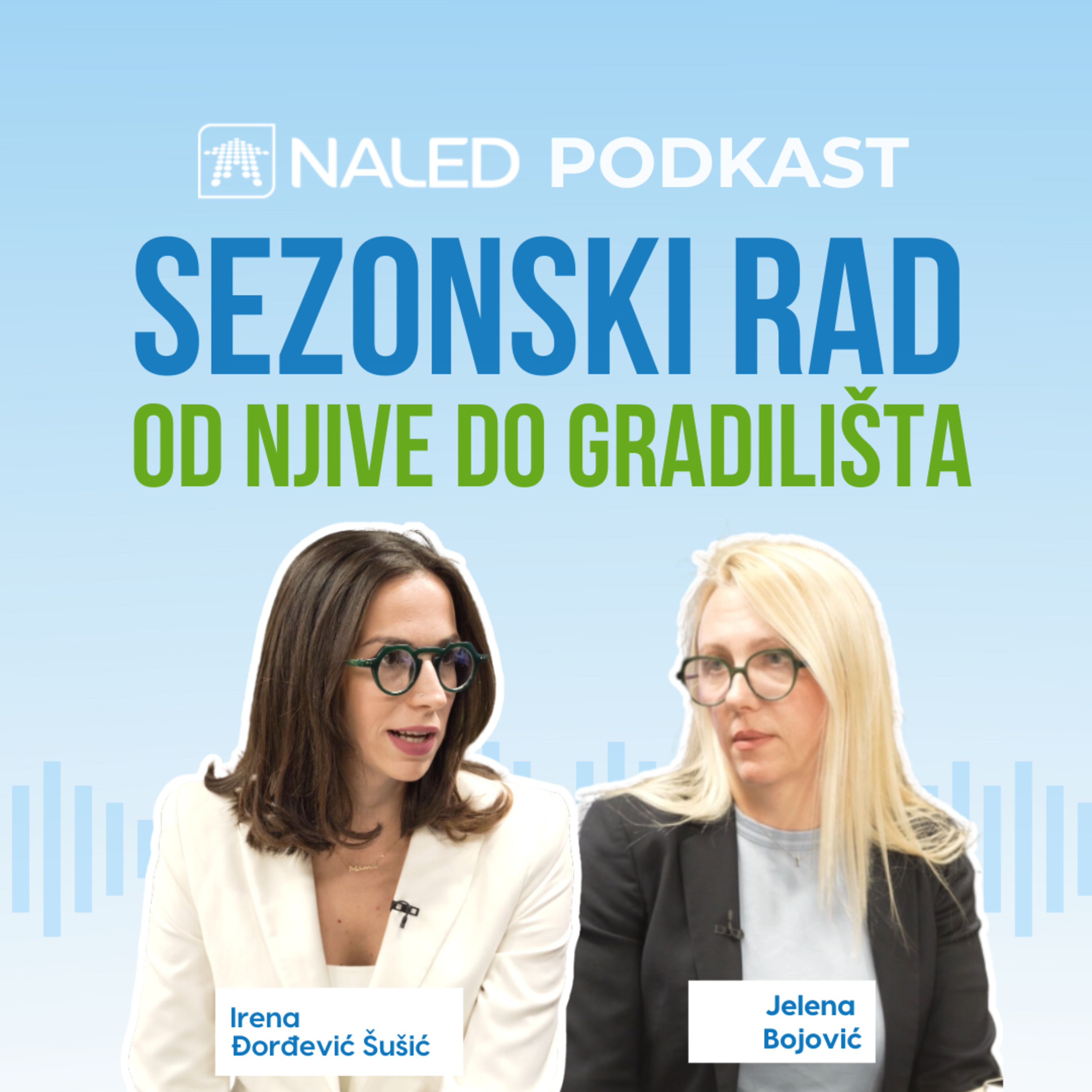 Jelena Bojović i Irena Đorđević Šušić - Sezonski rad, od njive do gradilišta, NALED podkast ep. 10