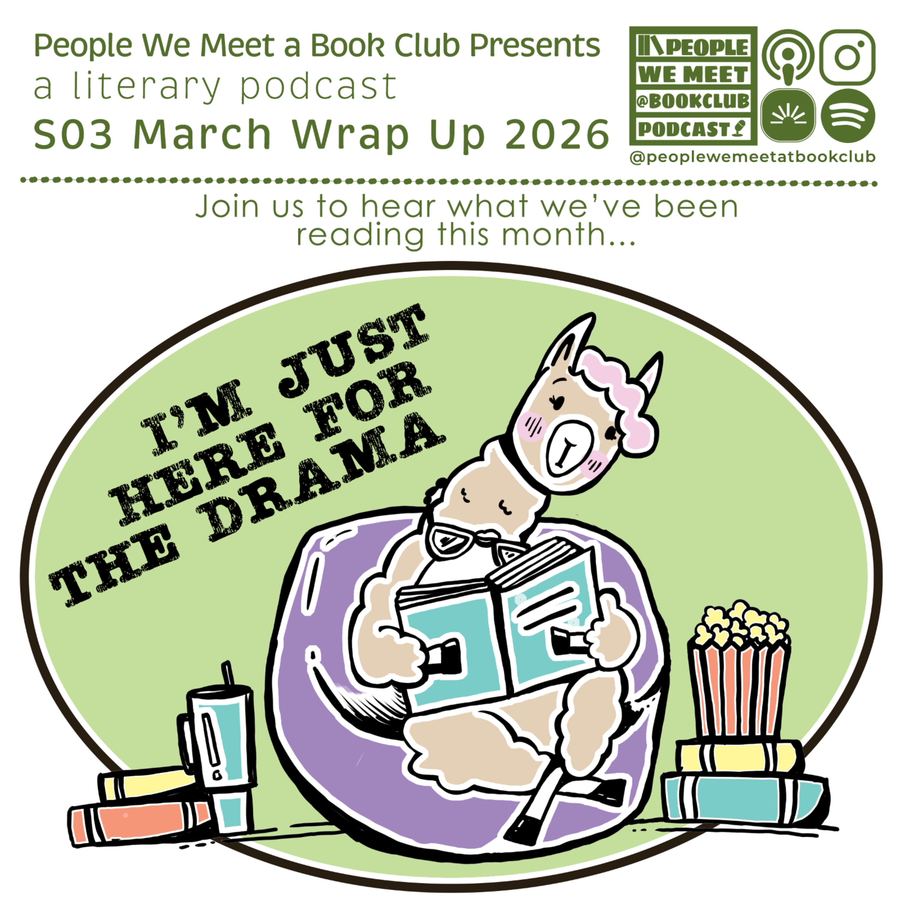 March Reading Wrap Up - Book Club!- episode artwork