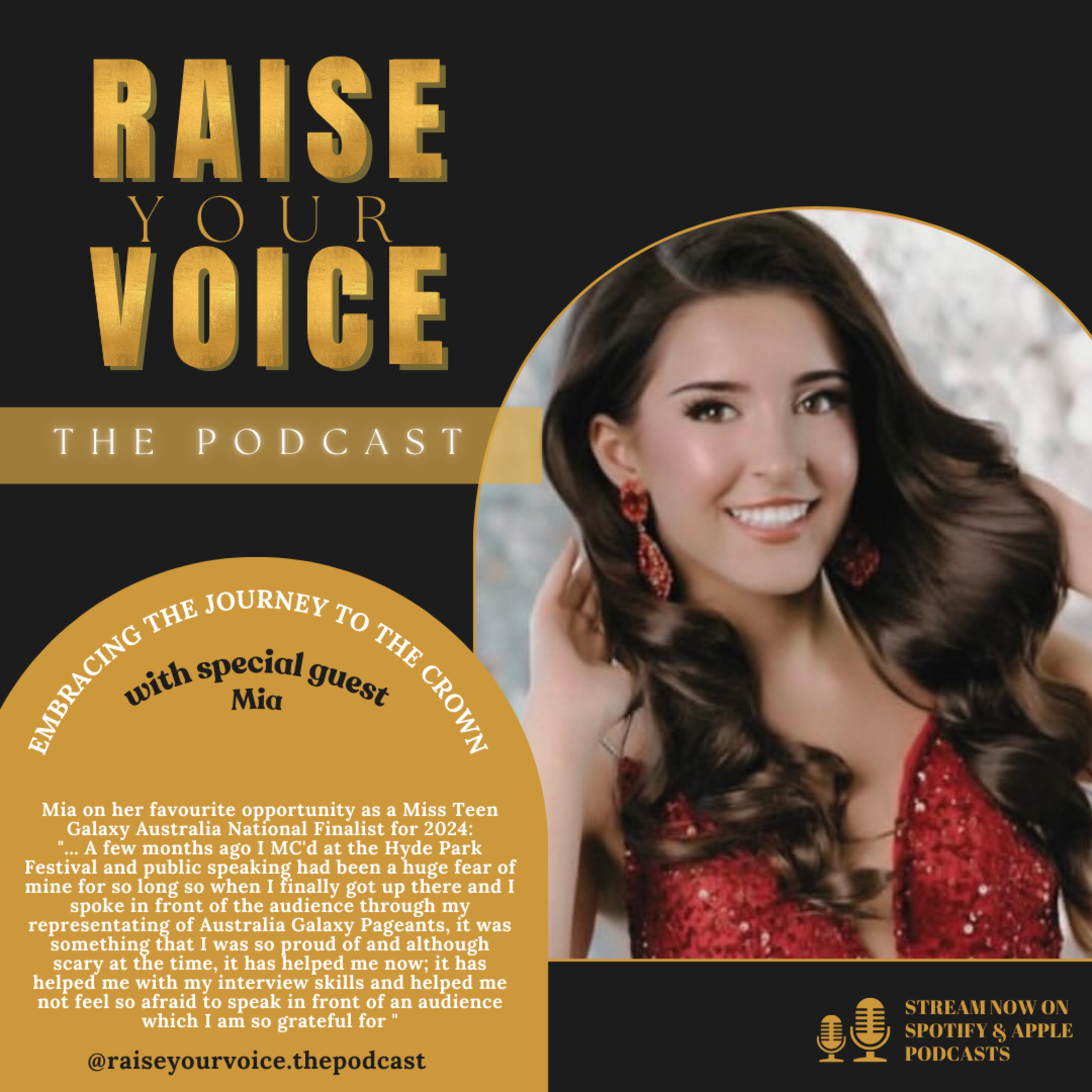 RAISE YOUR VOICE