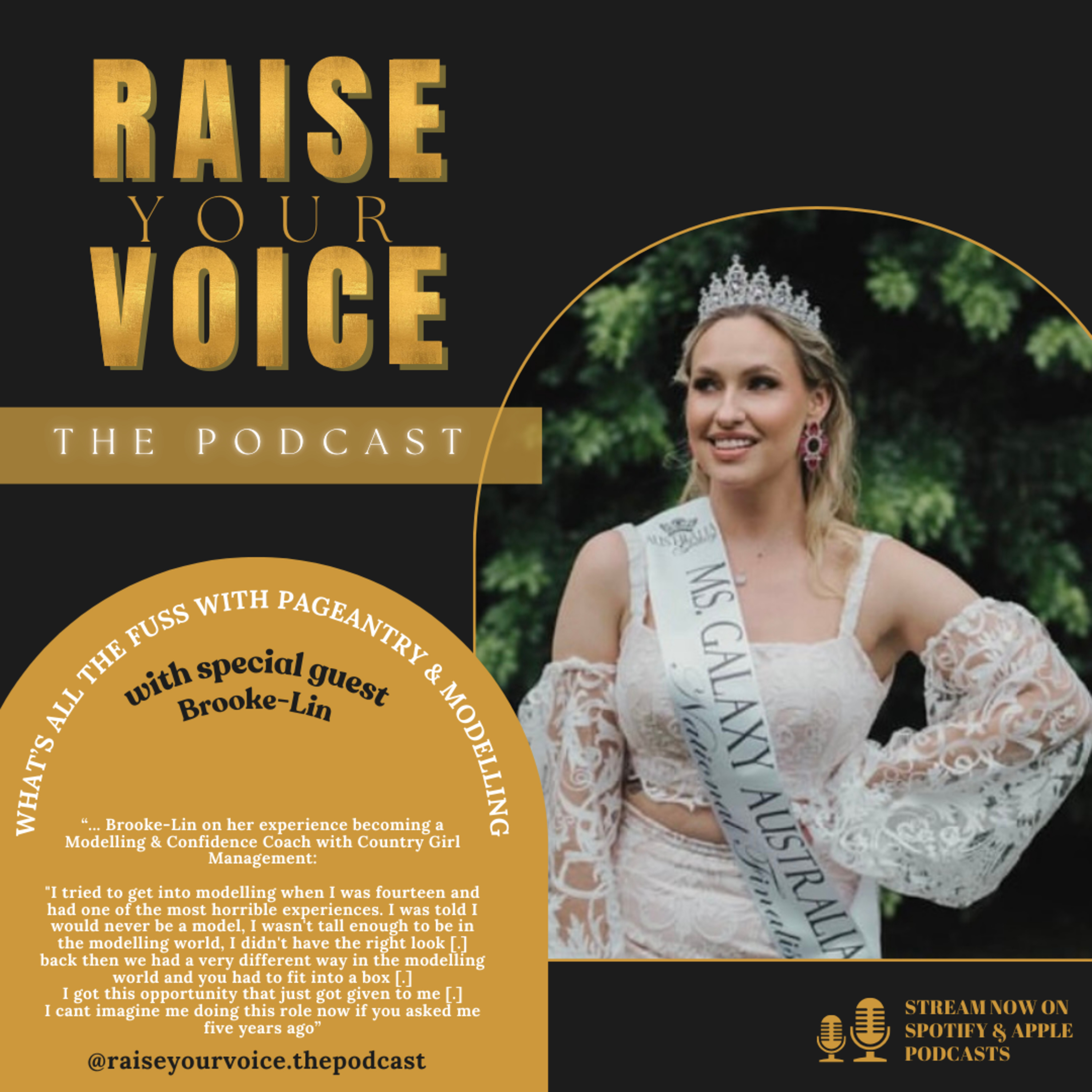 RAISE YOUR VOICE