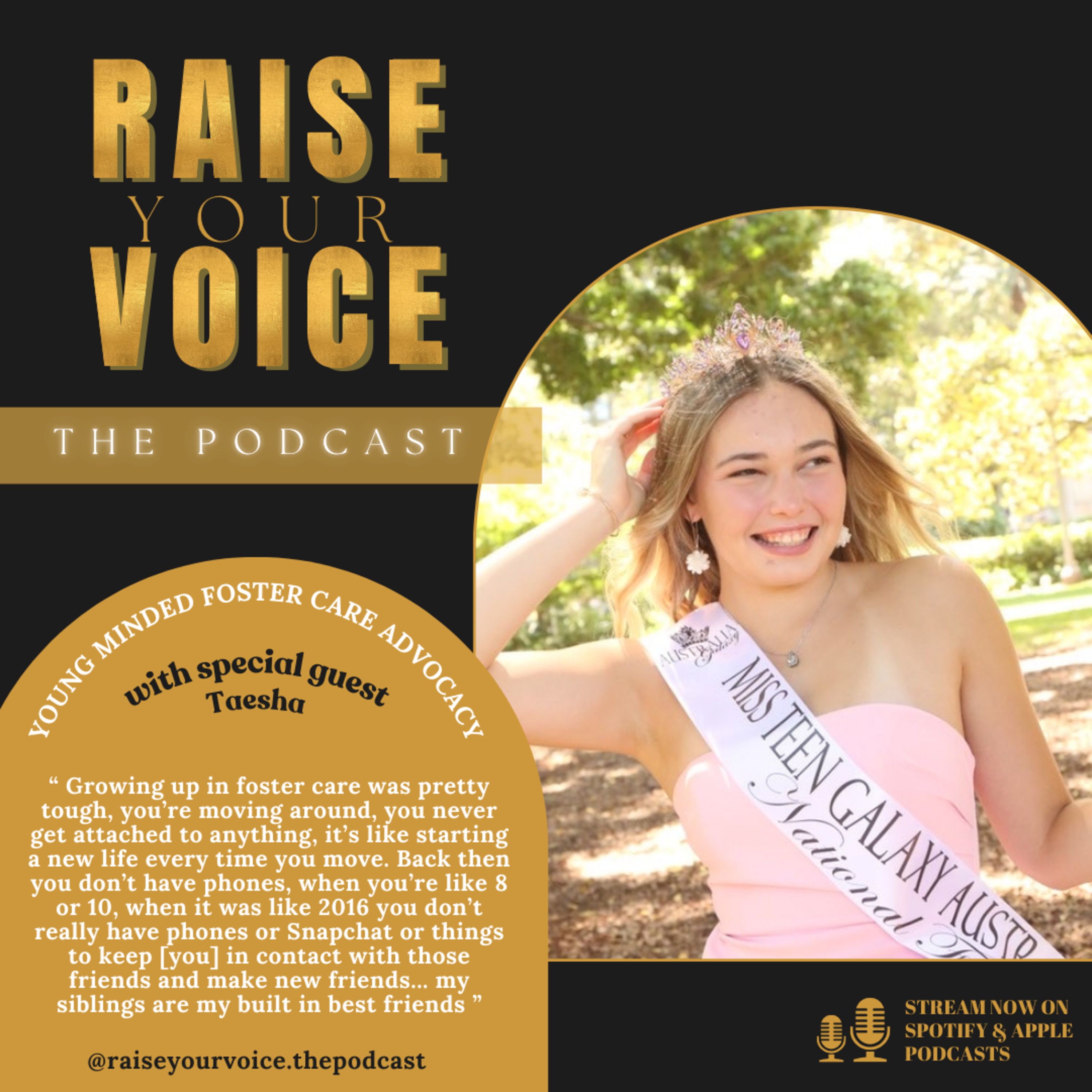 RAISE YOUR VOICE
