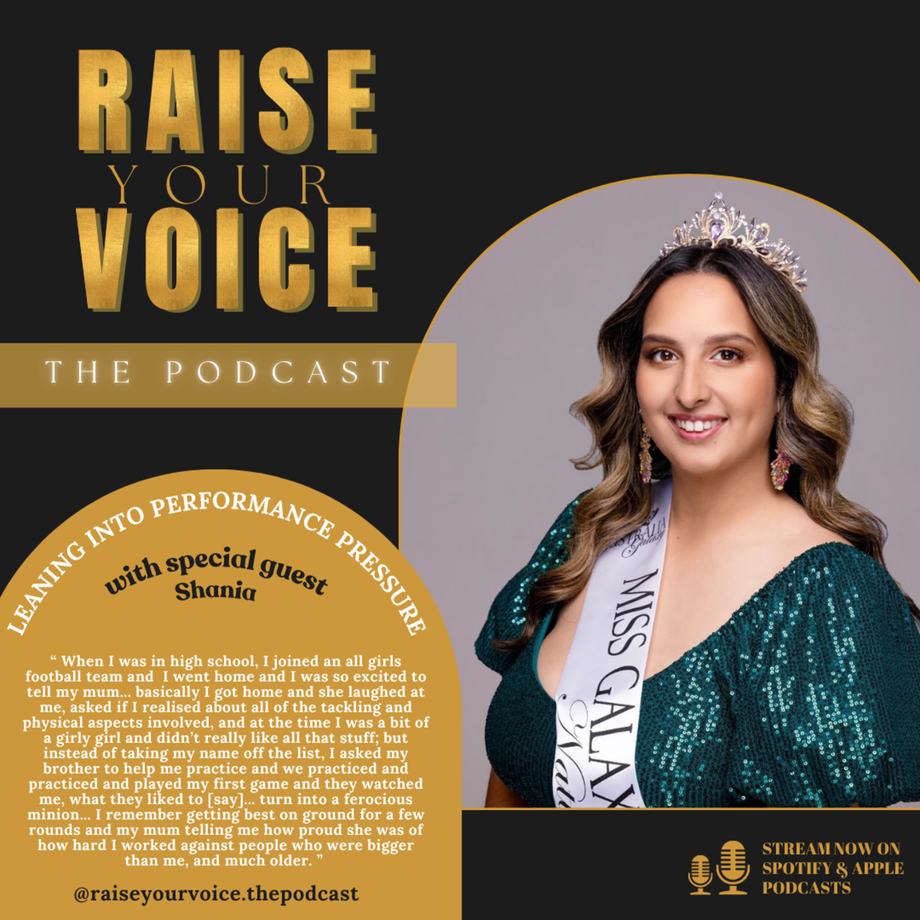 RAISE YOUR VOICE