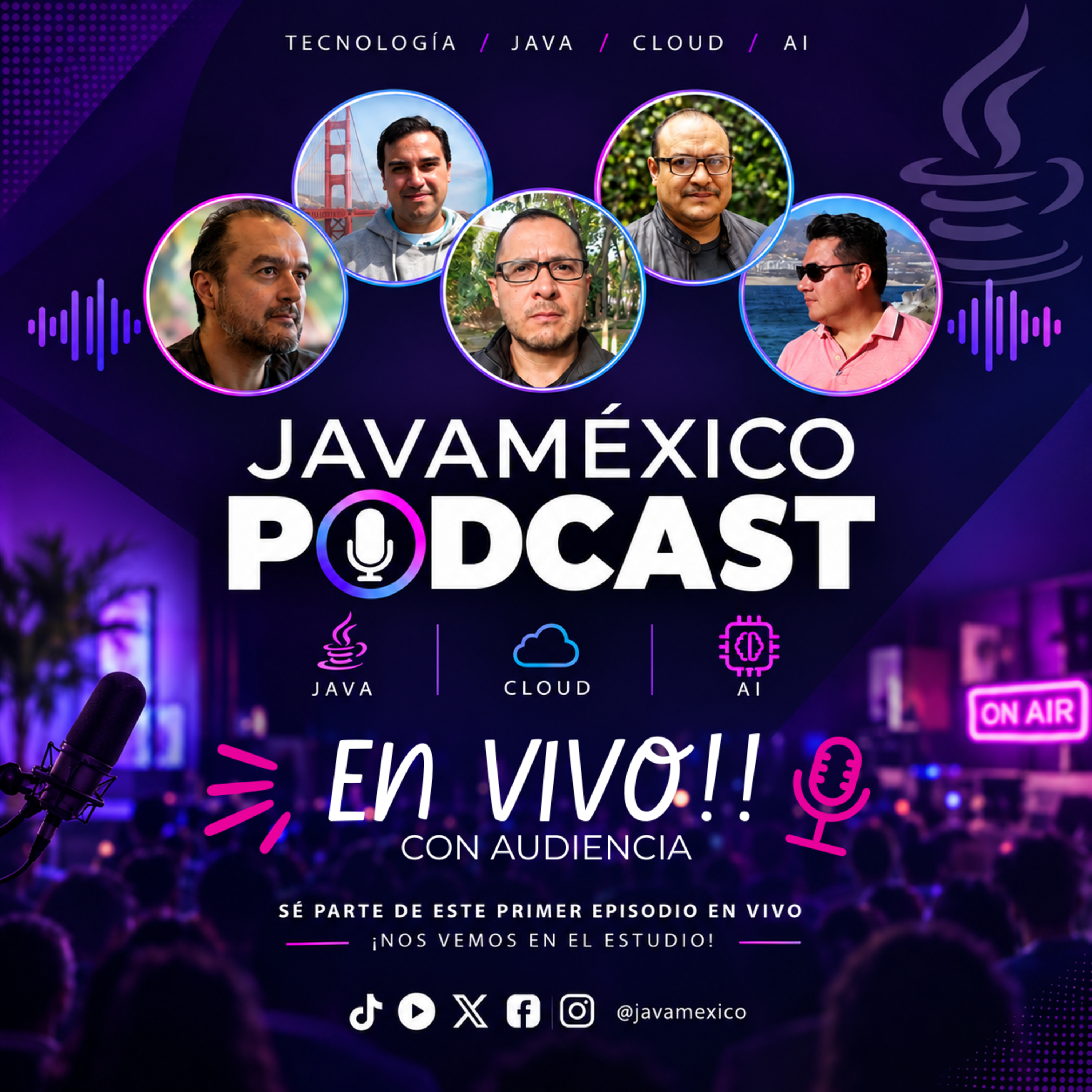 Portada de javaMéxico Podcast