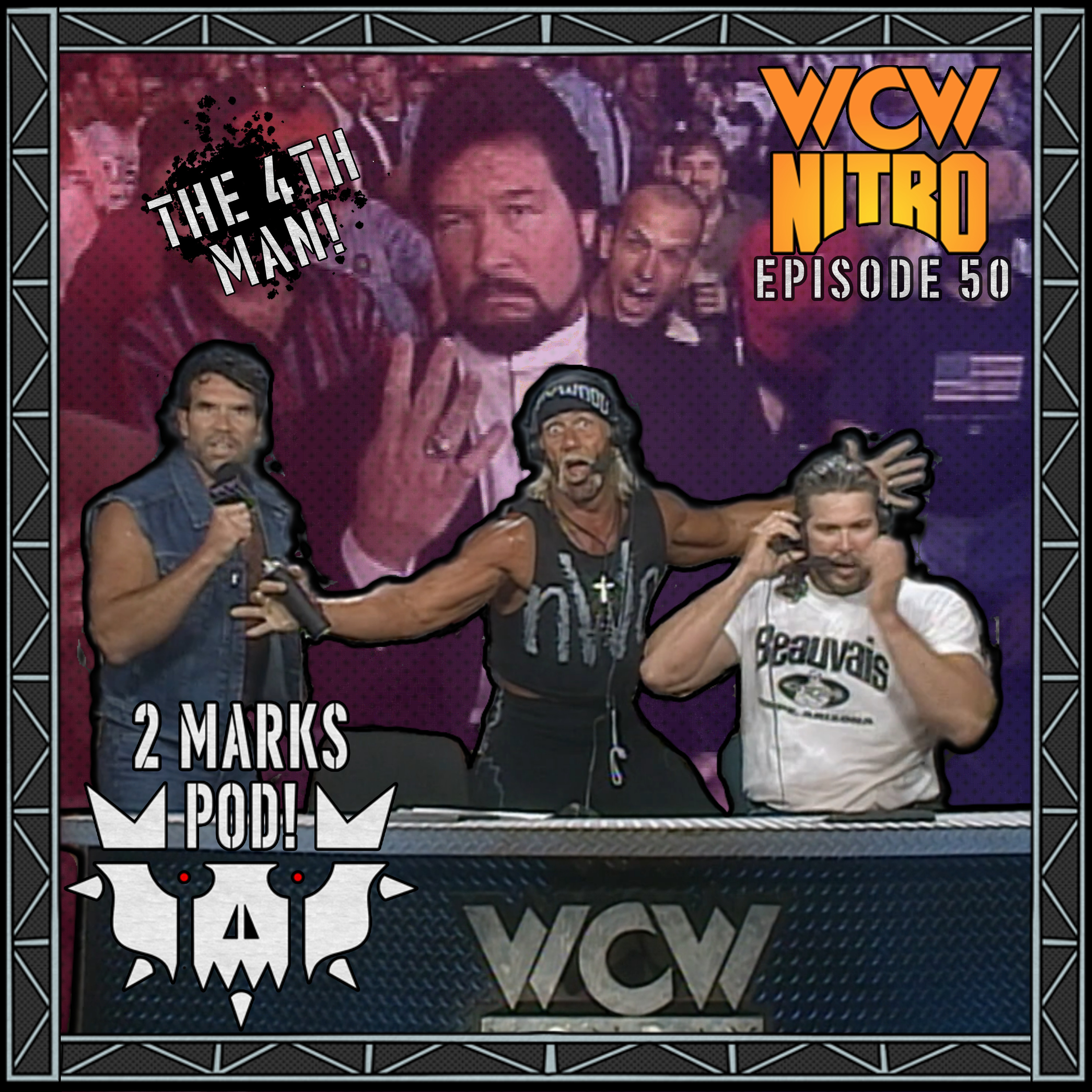 WRESTLEMANIA REVIEW, THE 4TH MAN APPEARS! | WCW/NWO Nitro Watch-Along Episode 50! episode artwork