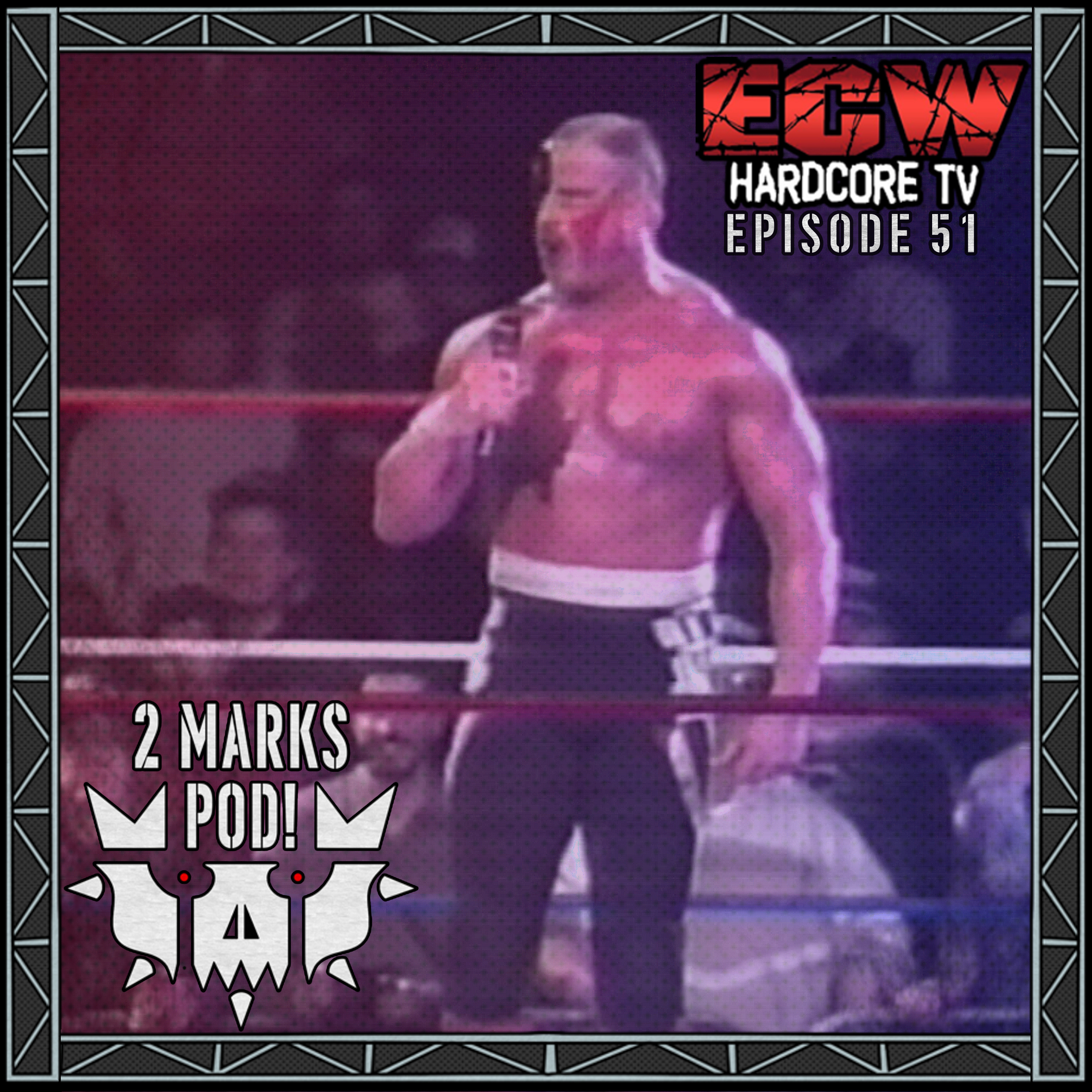 PUBLIC ENEMY STEALS THE WORLD TITLE, HAWK GETS CUT OFF! | ECW Hardcore TV Watch-along Episode 51! episode artwork
