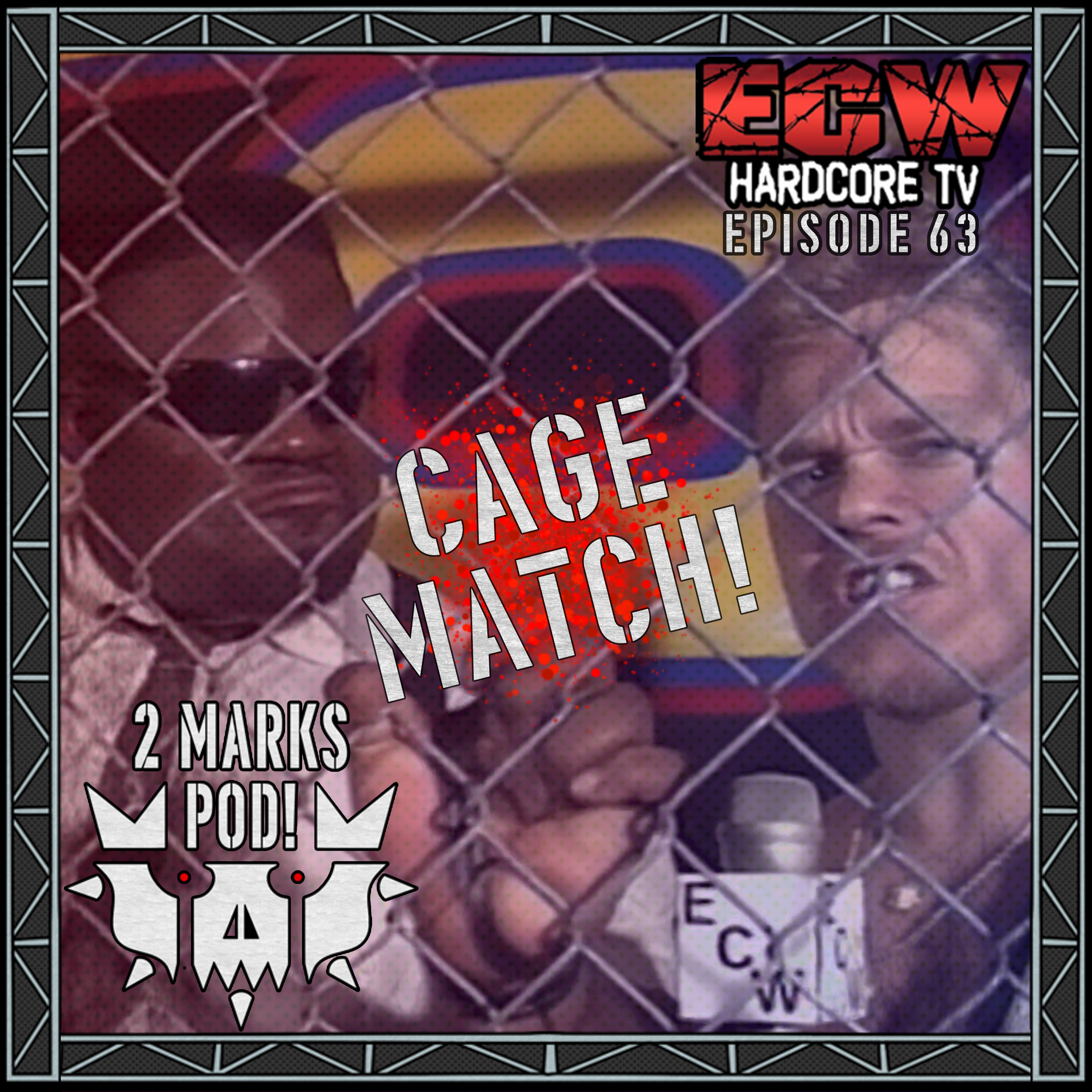 CAGE MATCH GOES LONG, MORE TRIVIA?! | ECW Hardcore TV June 28, 1994 Watch-Along! episode artwork