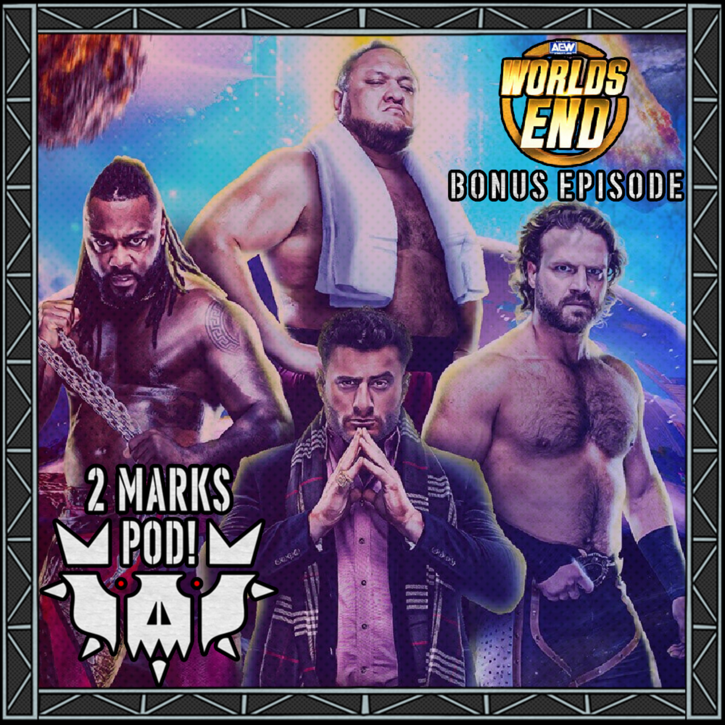 NEW CHAMP? NO FORTNITE! JUST WRESTLING! | AEW Worlds End 2025 Watch-Along! episode artwork
