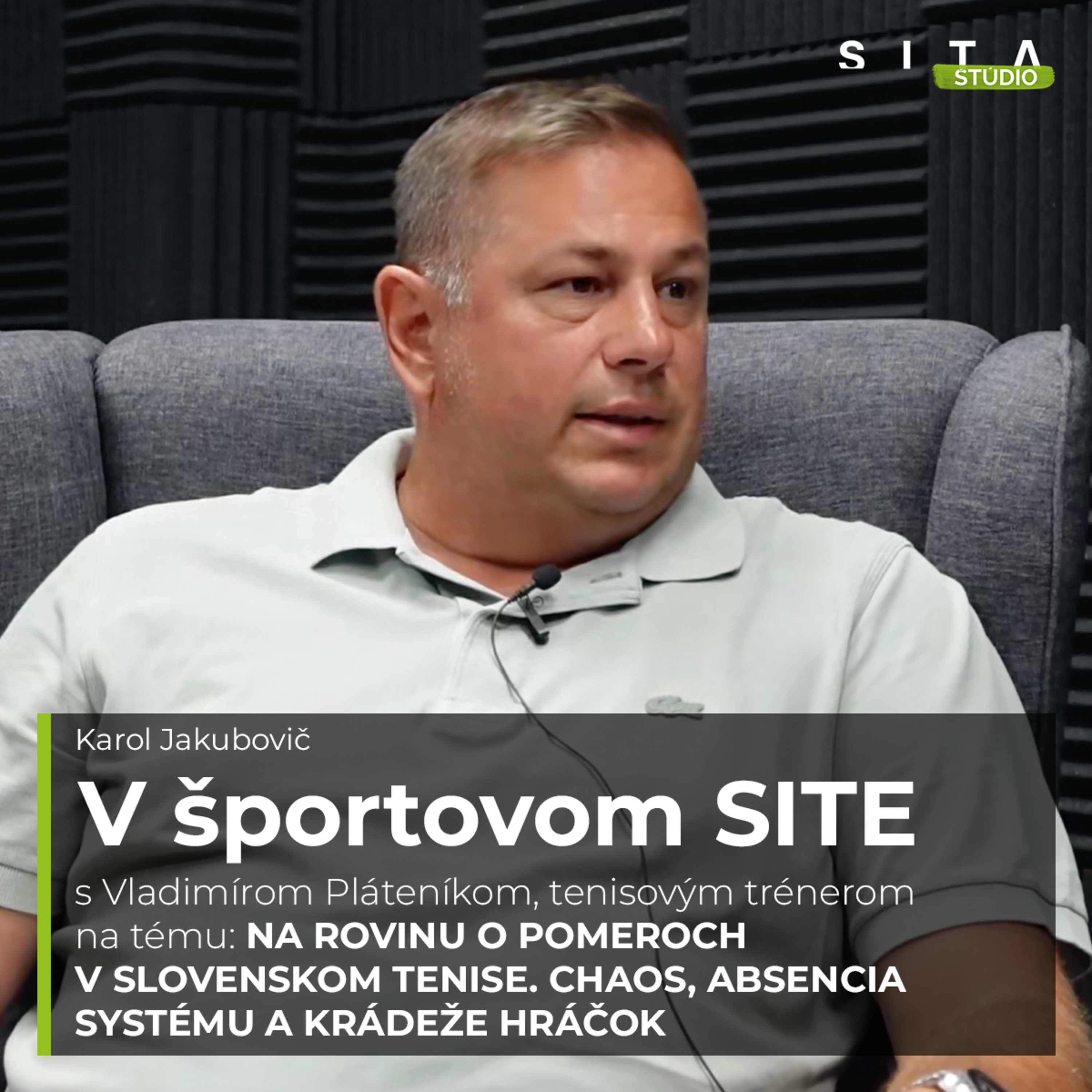 57 - Vladimír Pláteník otvorene o chaose v slovenskom tenise | Štúdio SITA episode artwork