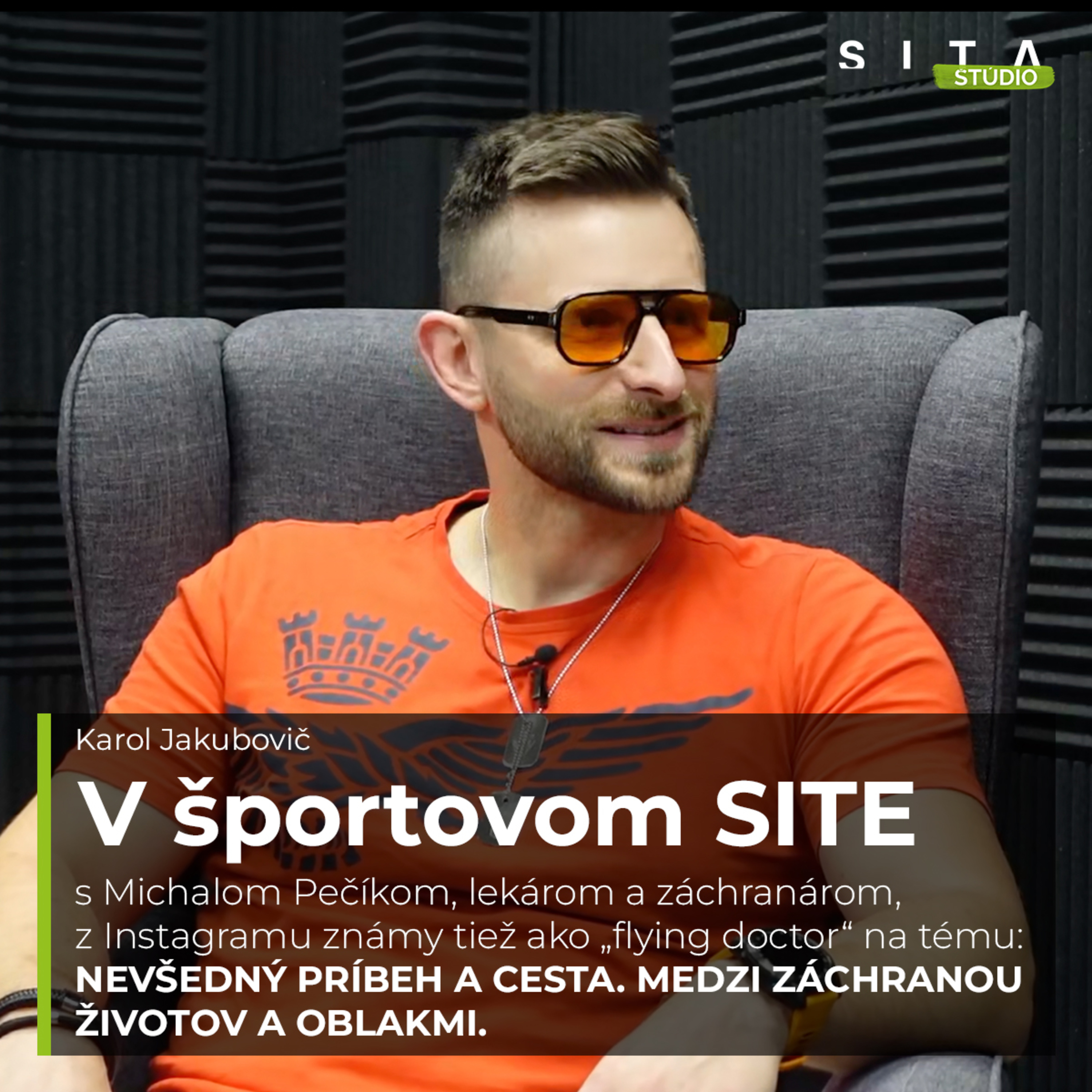 58 - Michal Pečík medzi záchranou životov a oblakmi | Štúdio SITA episode artwork