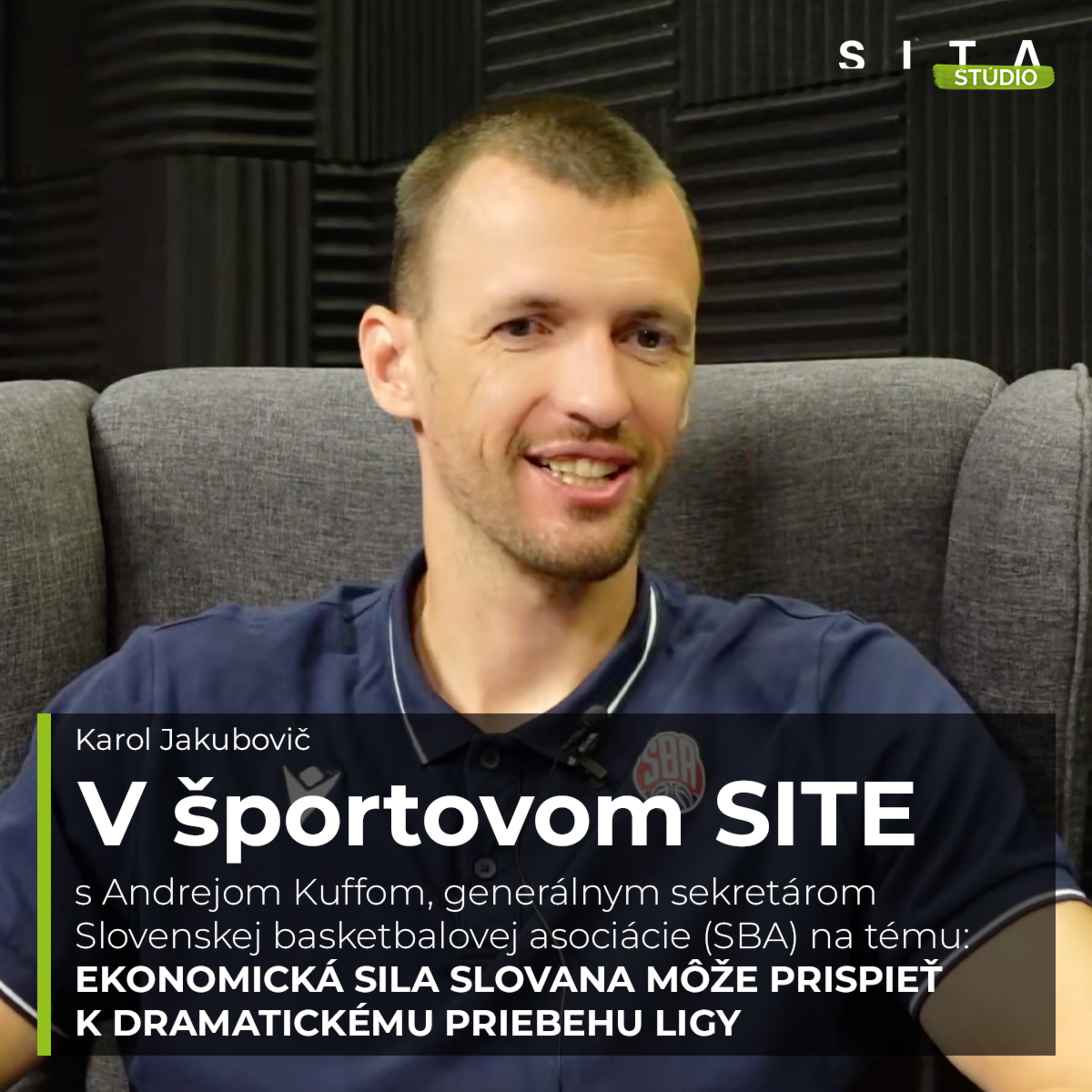 63 - Andrej Kuffa o Slovenskej basketbalovej lige a Slovane | Štúdio SITA episode artwork