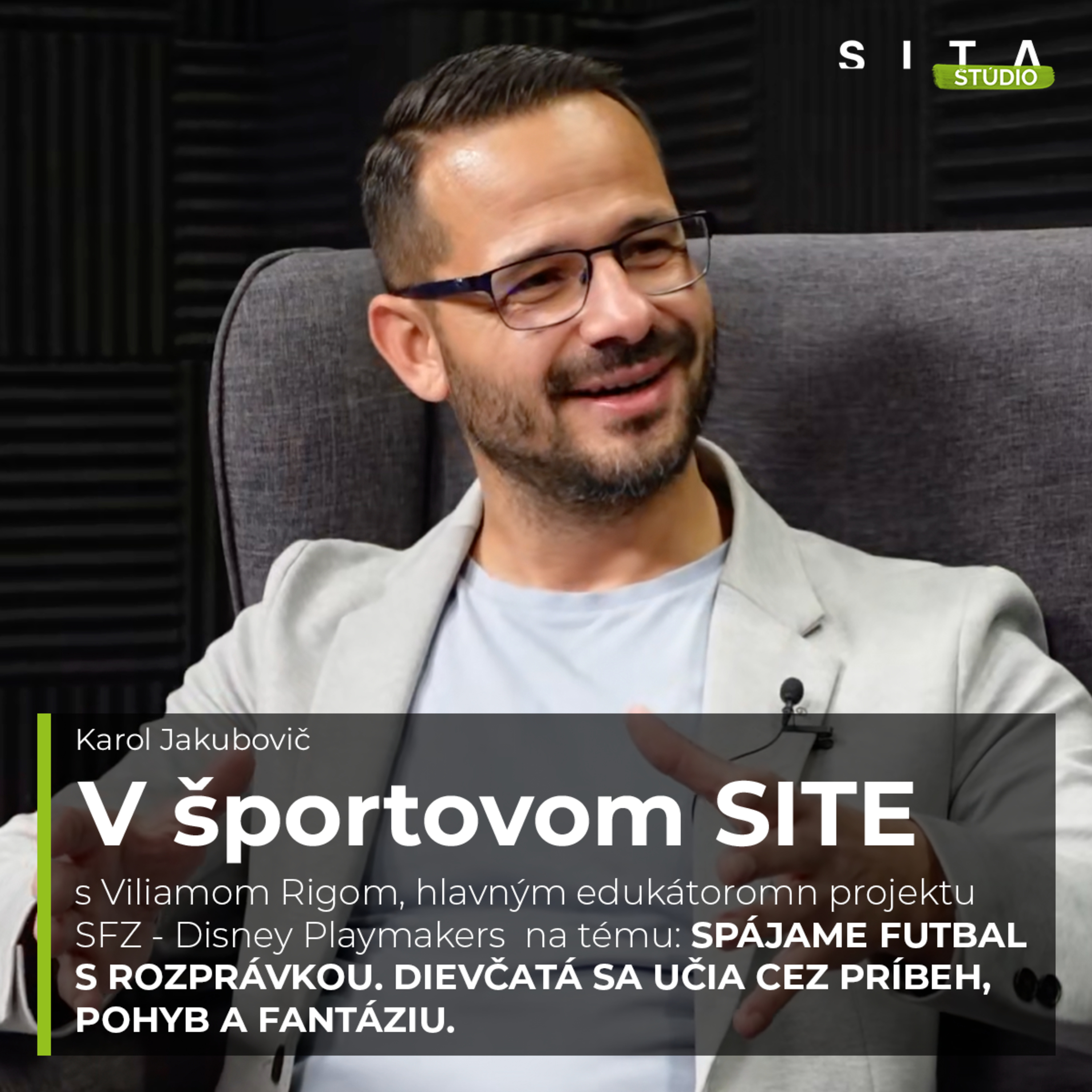 49 - Ako sa dievčatá učia hrať futbal cez príbeh, pohyb a fantáziu, Viliam Rigo | V športovom SITE episode artwork