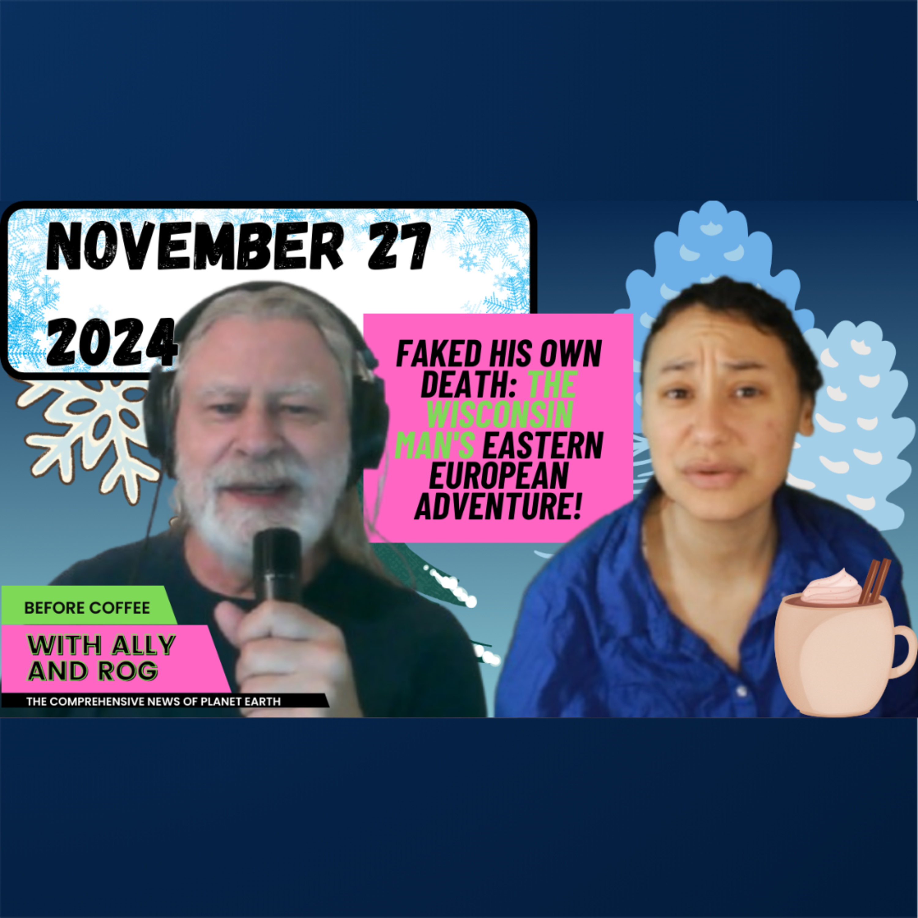 Snowstorms, Gnomes, and Pasta: Welcome to Today's Crazy News!| November 27, 2024 episode artwork