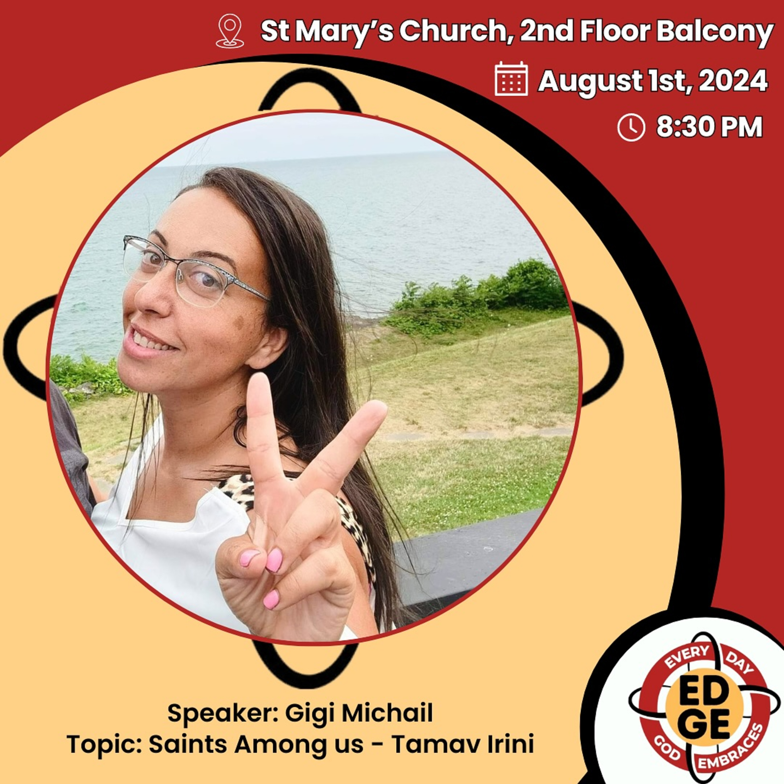 Gigi Michail - Saints Among us - Tamav Irini episode artwork