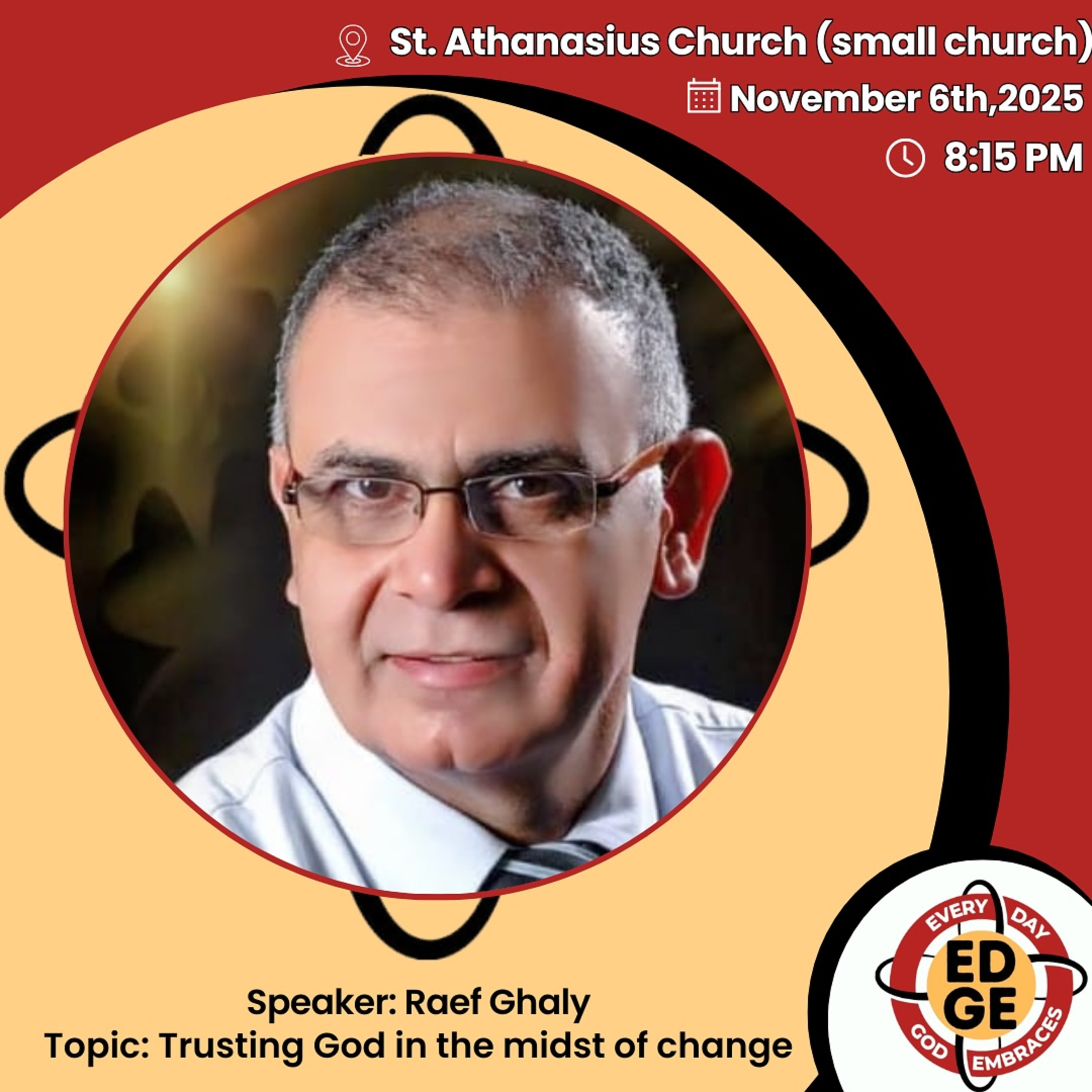 Raef Ghaly - Trusting and finding God in the midst of change and transitions episode artwork