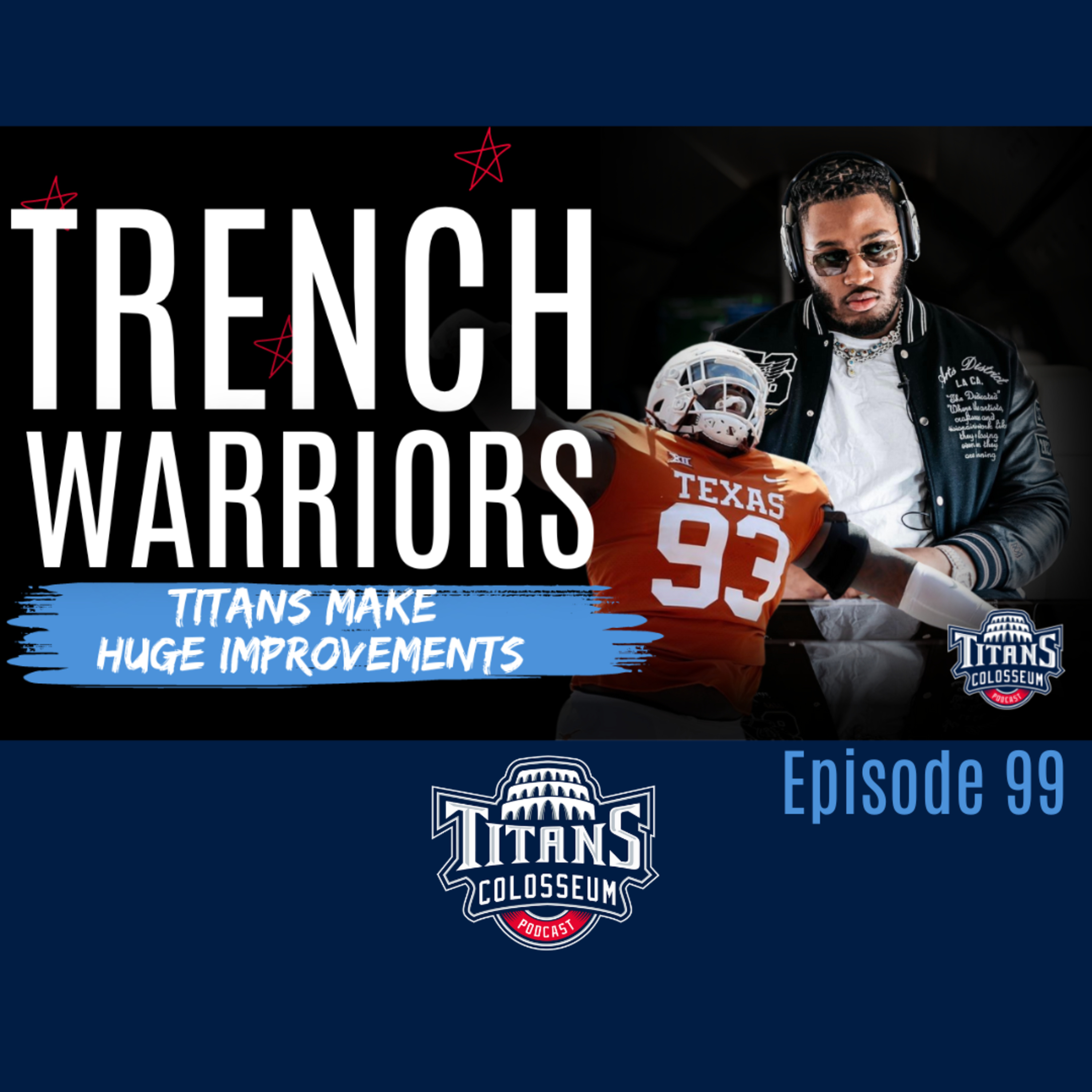 Reaction and Full Breakdown of the Tennessee Titans First and Second Round Draft Picks. episode artwork
