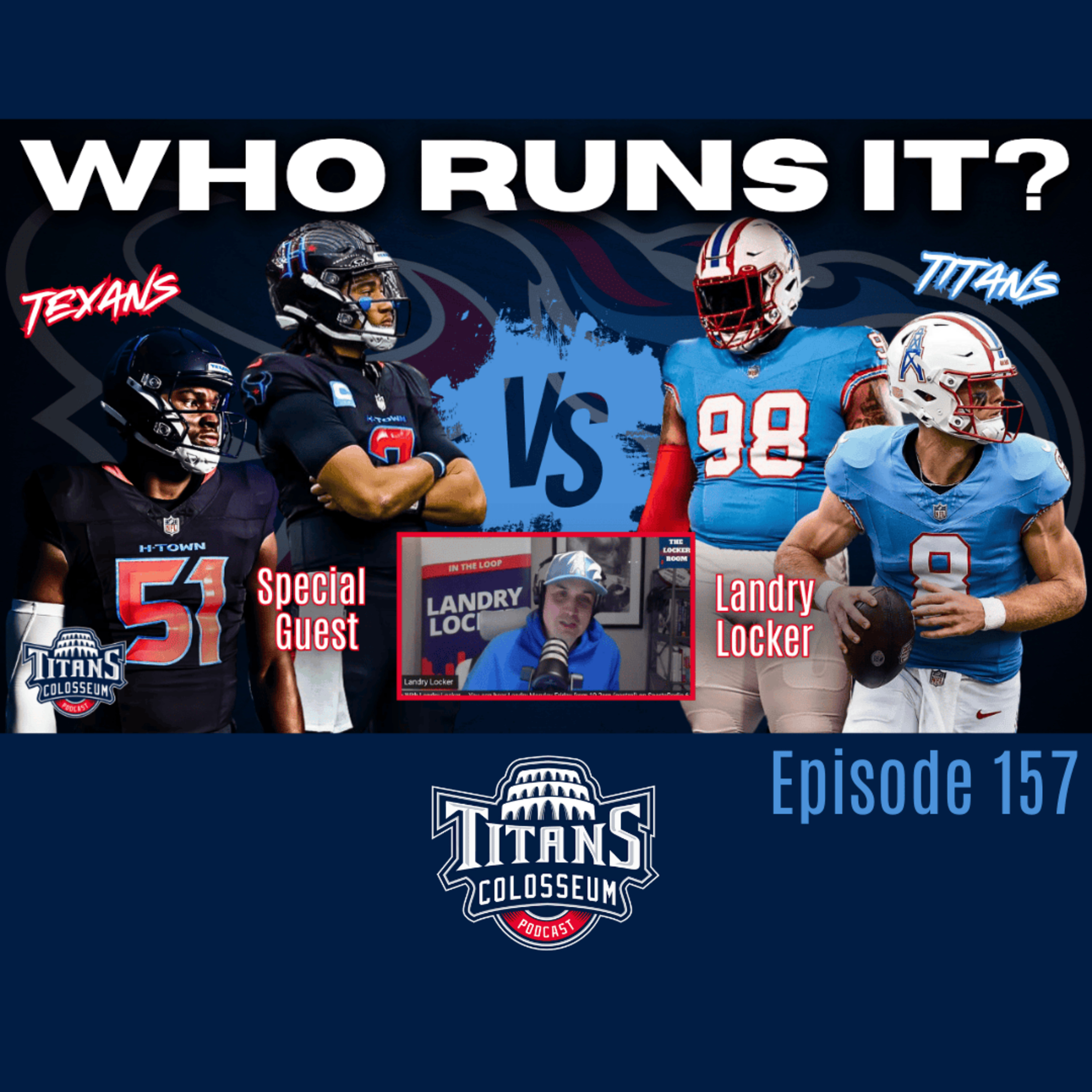 Tennessee Titans Fans & Landry Locker Breakdown Sophomore SLUMPS! Houston Texans vs Titans Preview episode artwork