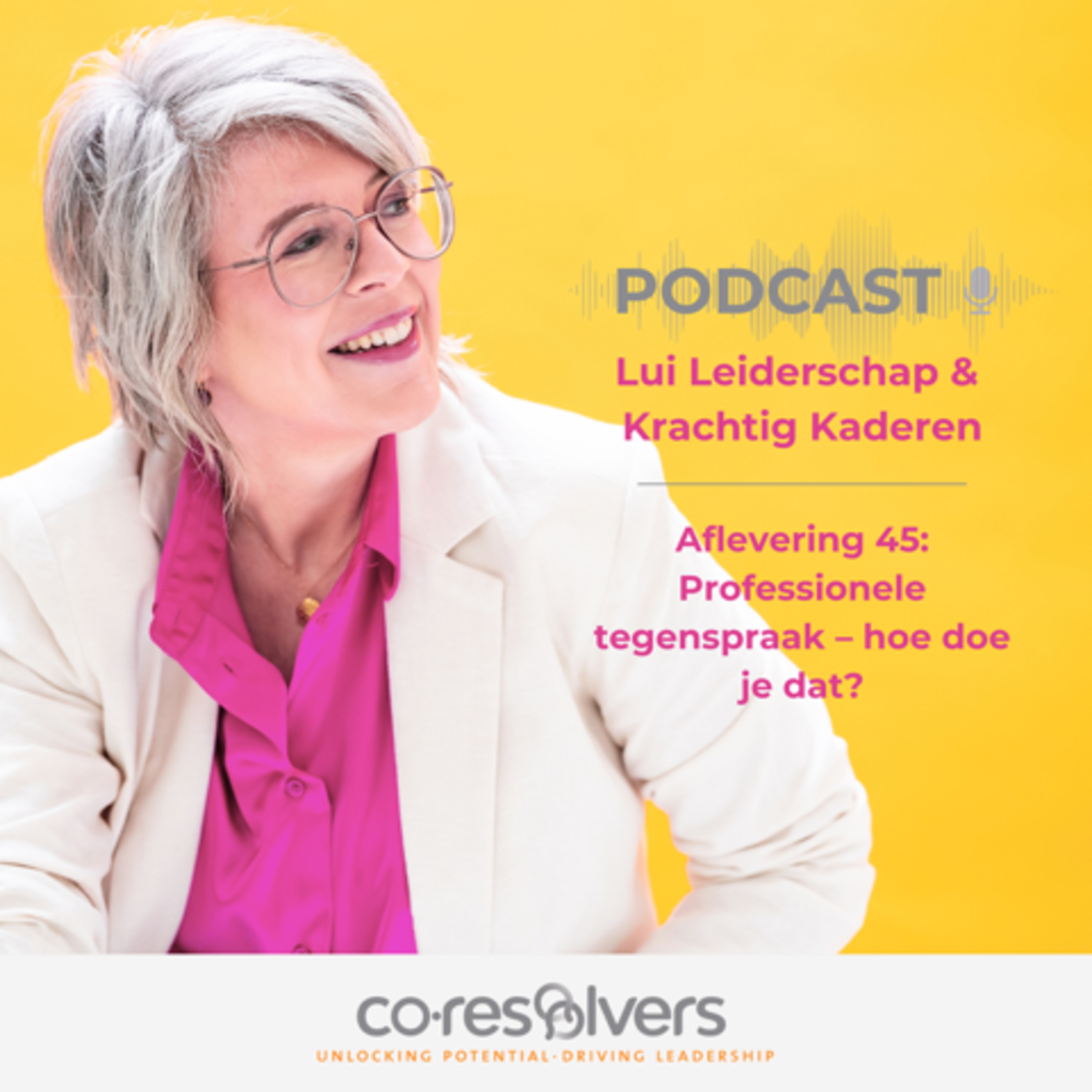 Aflevering 45: Professionele tegenspraak – hoe doe je dat? episode artwork