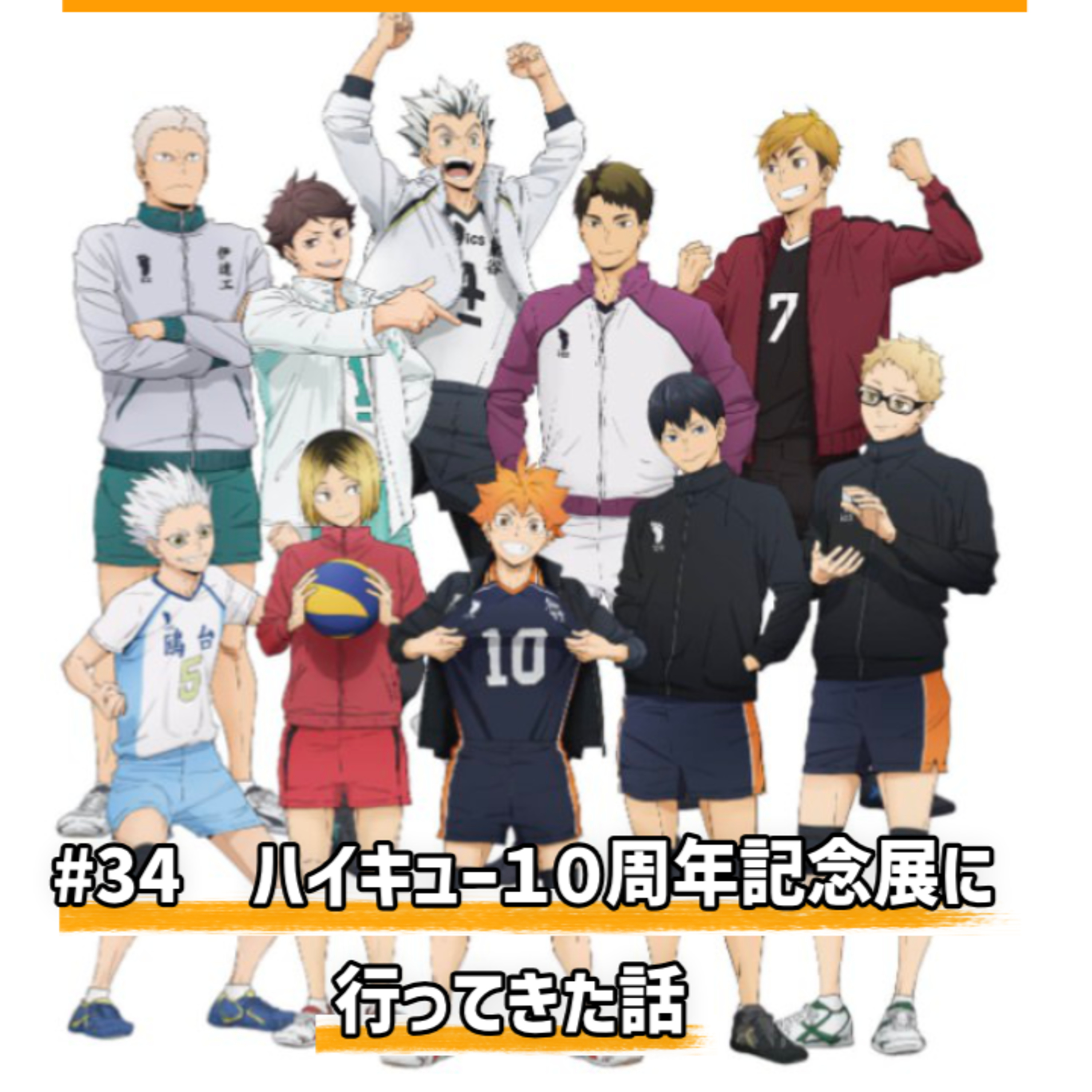 #34 ハイキュー10周年記念展に行ってきた話 episode artwork