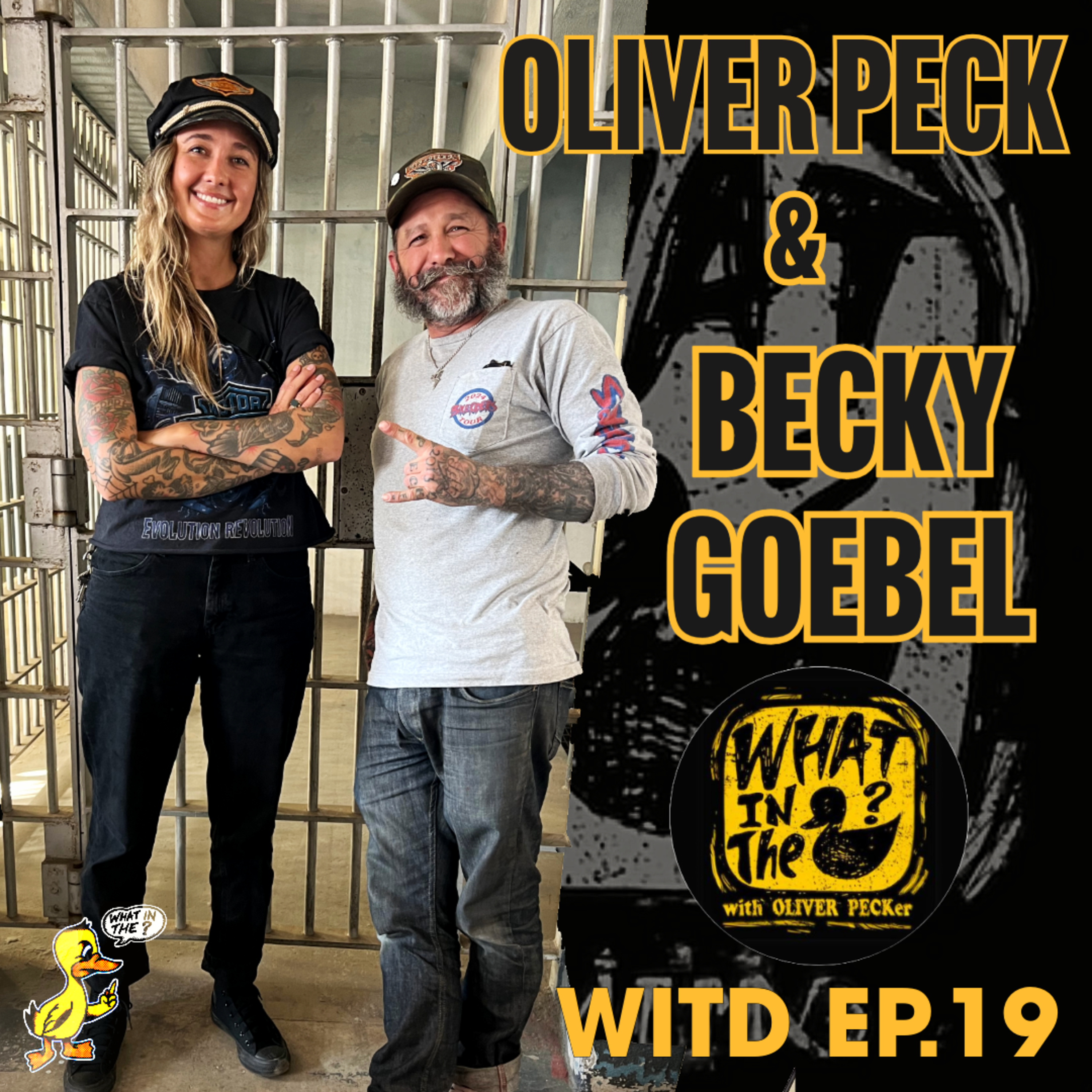 Oliver Peck and Becky “Axel” Goebel (Motorcycle Builder) - What In The Duck Podcast Ep.19