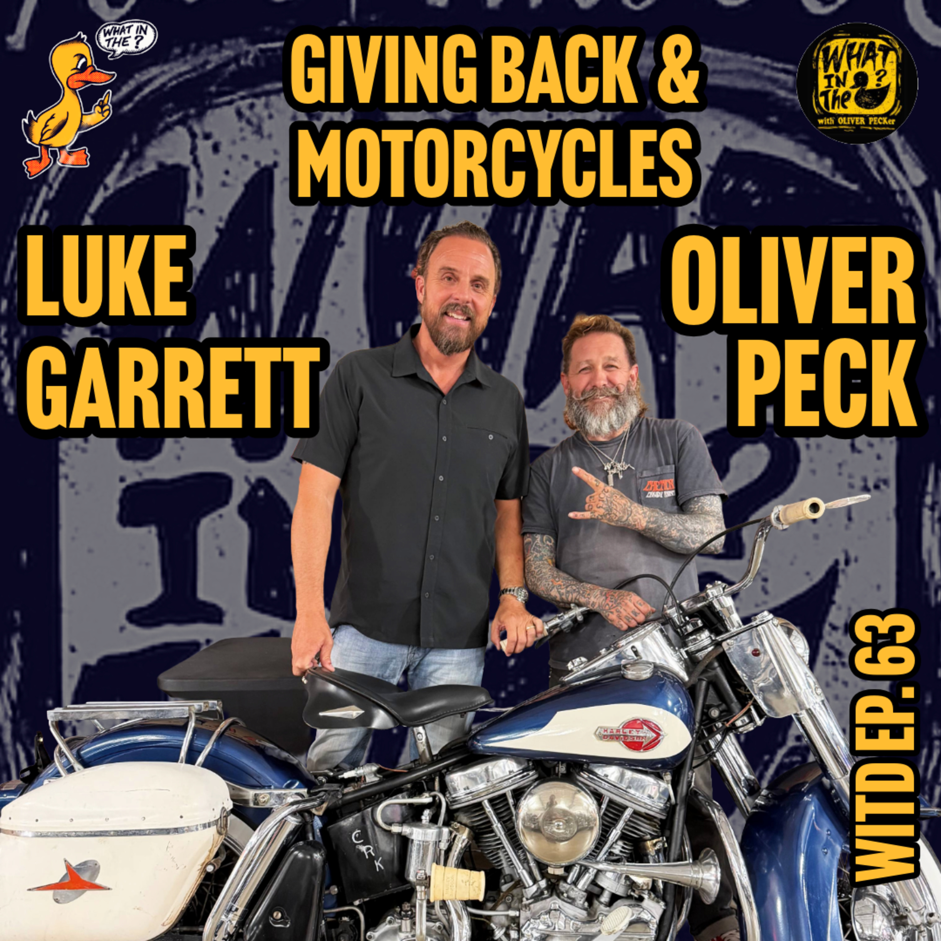Oliver Peck & Luke Garrett (Flying G Motorcycle Museum) | What In The Duck Podcast Ep. 63 episode artwork
