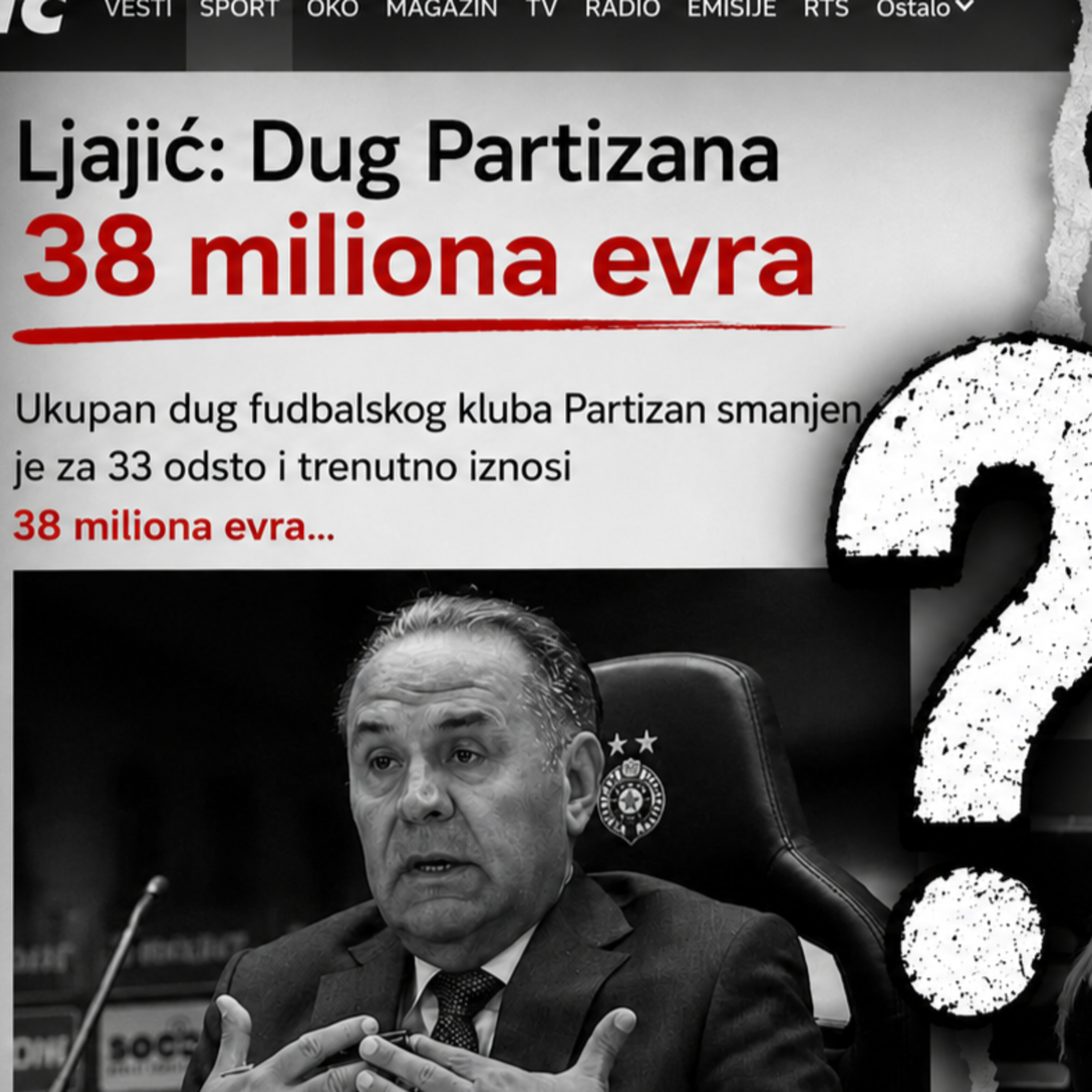 ISTINA O DUGU PARTIZANA: 38 ILI 50+ MILIONA? | Crno-beli randevu #167 episode artwork