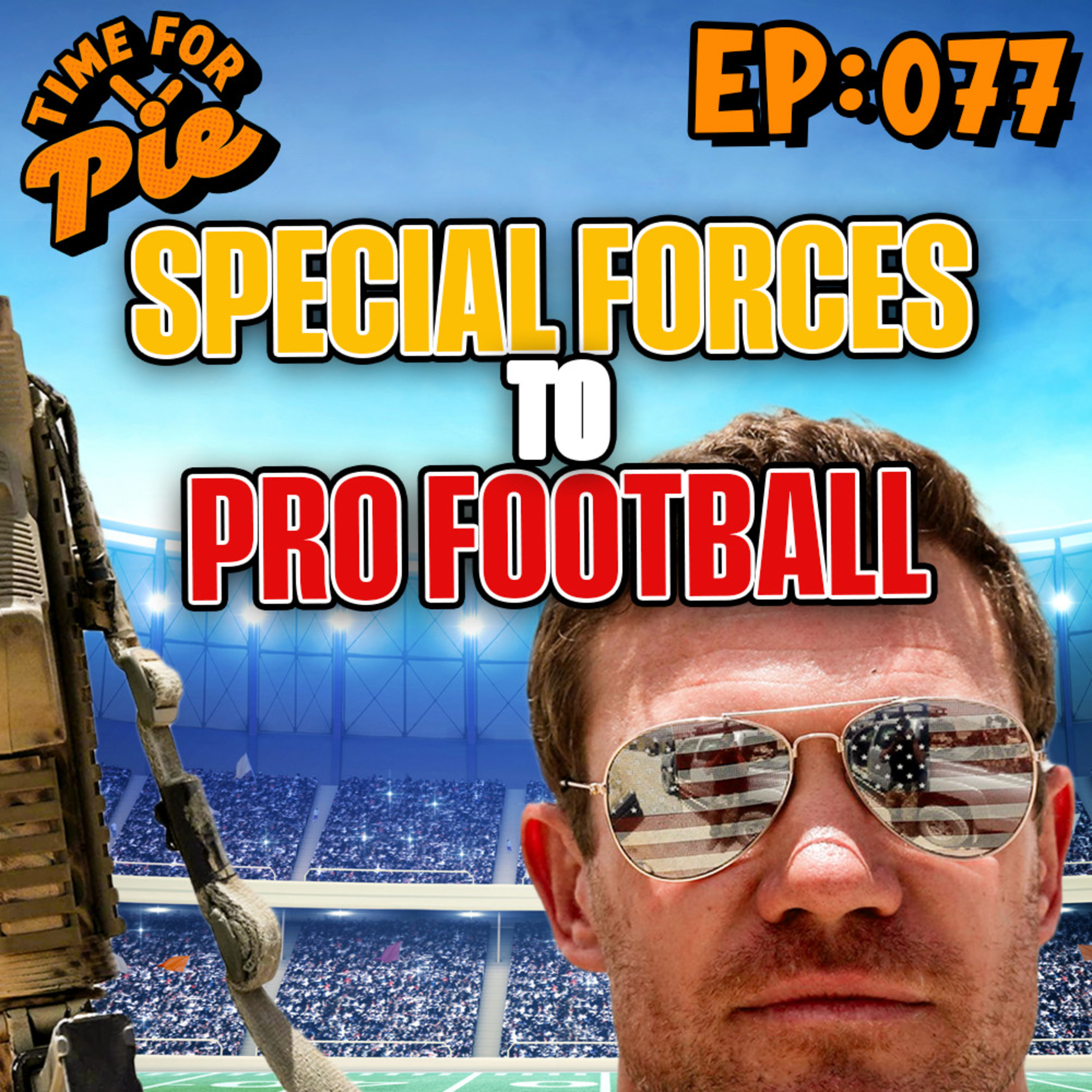 Special Forces learns to play professional football on YouTube - Nate Boyer - Time for Pie #77