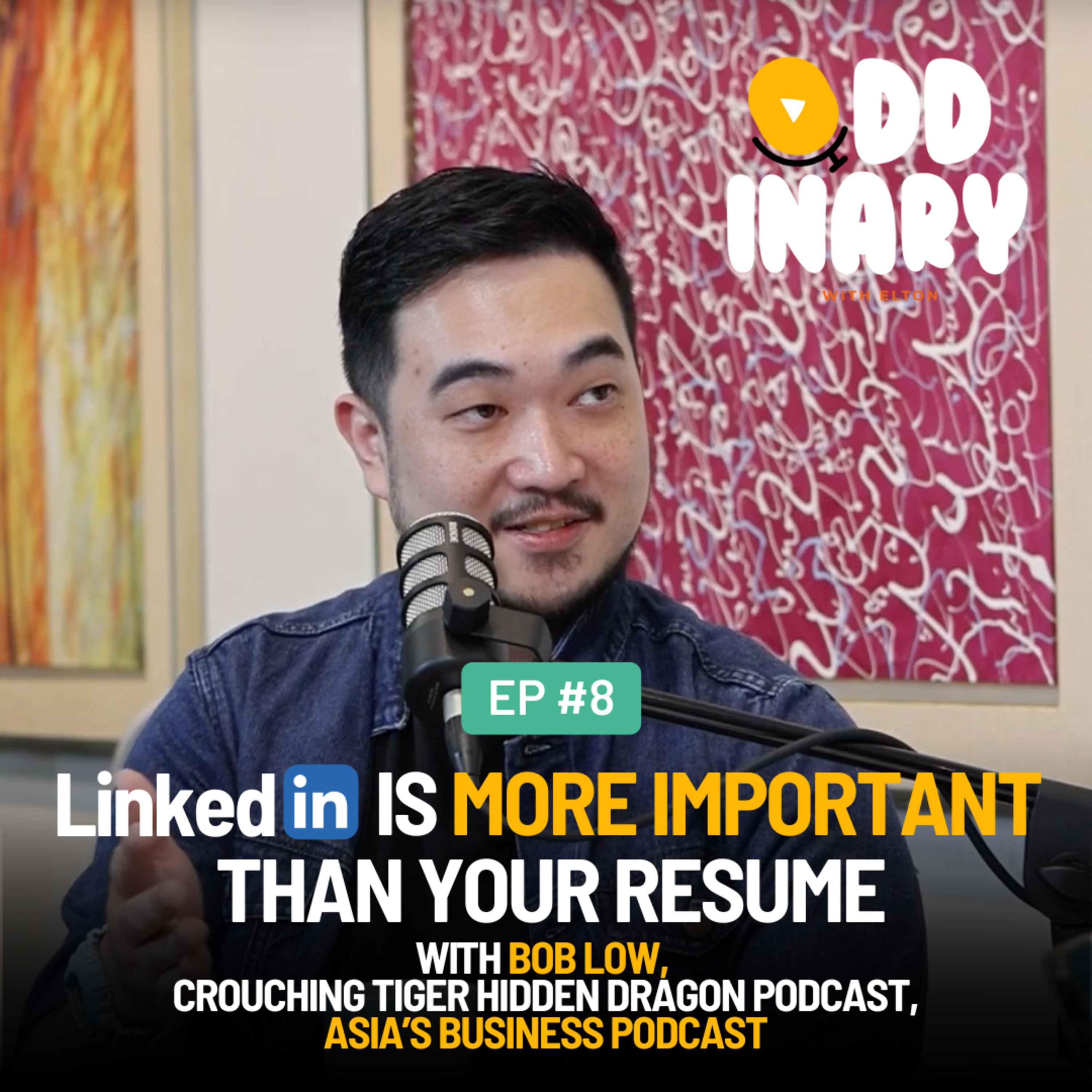 Ep 8 - LinkedIn Expert On Growing Your Presence & Attract Ideal Clients - Bob Low B2B Marketing Consultant episode artwork