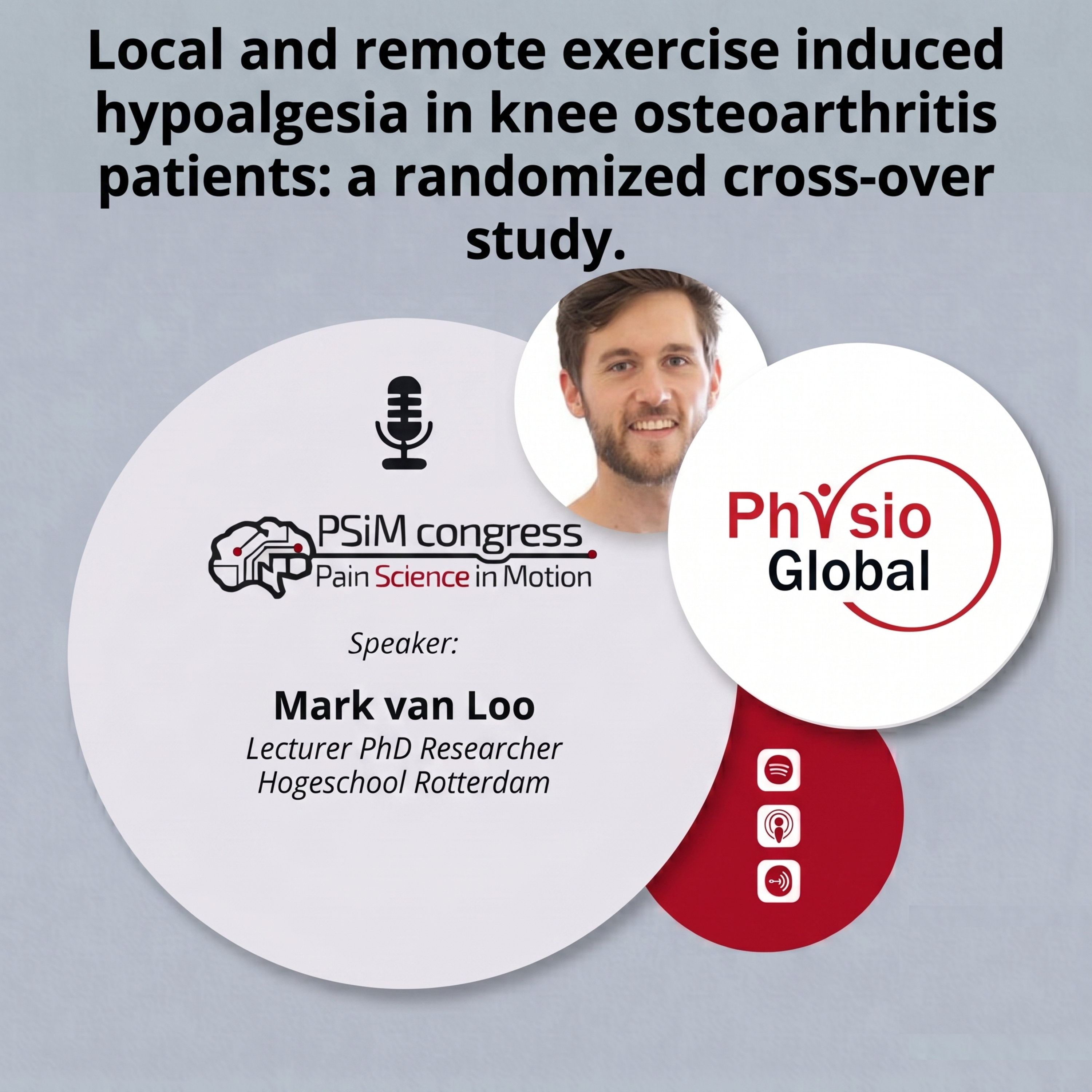 #48 Local and remote exercise induced hypoalgesia in knee osteoarthritis patients a randomized crossover episode artwork